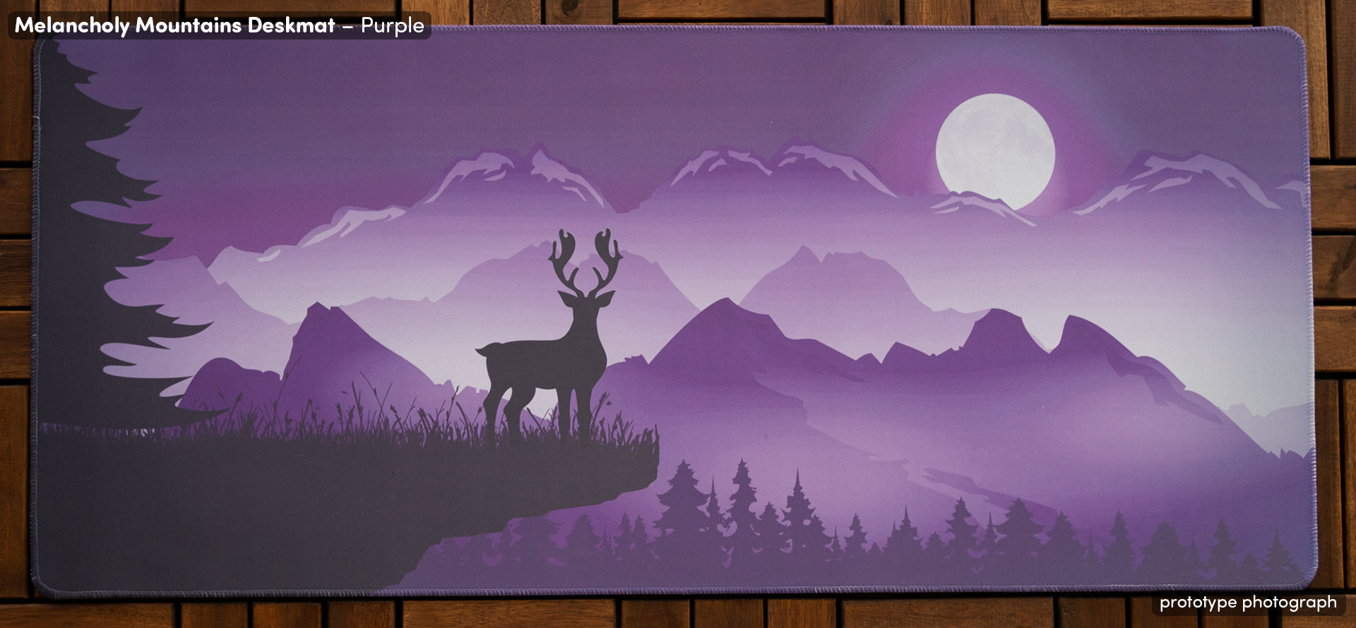 (In Stock) Melancholy Mountains Deskmats