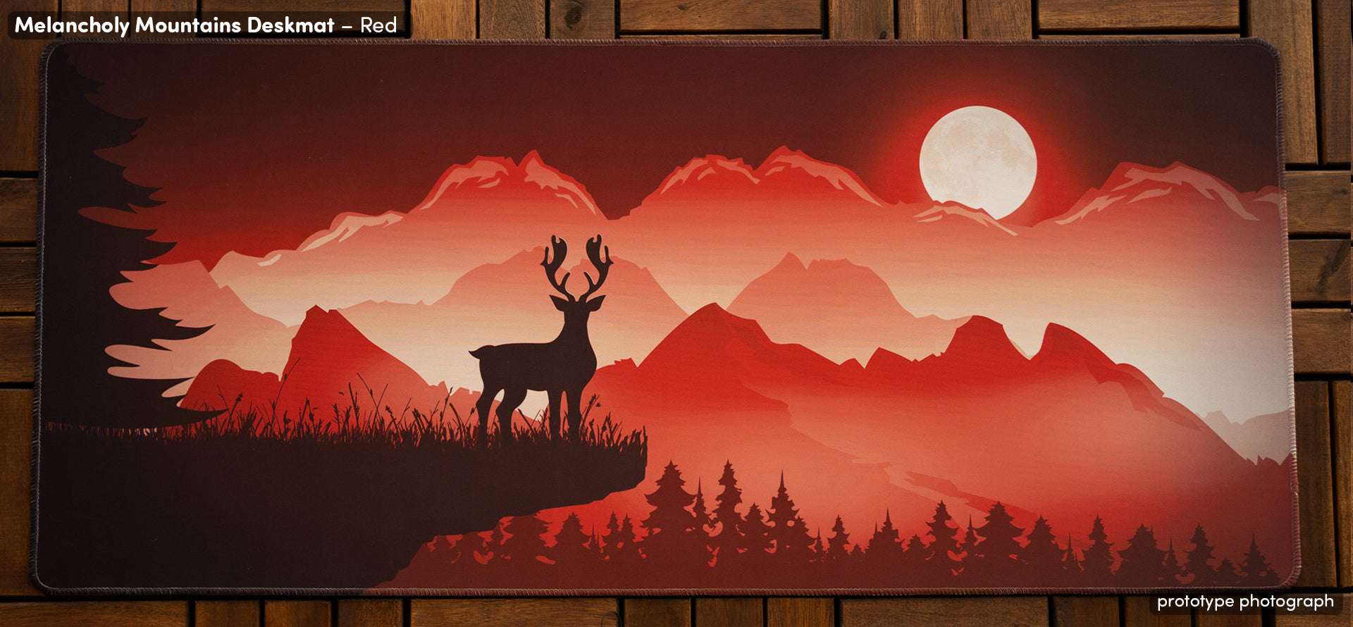 (In Stock) Melancholy Mountains Deskmats