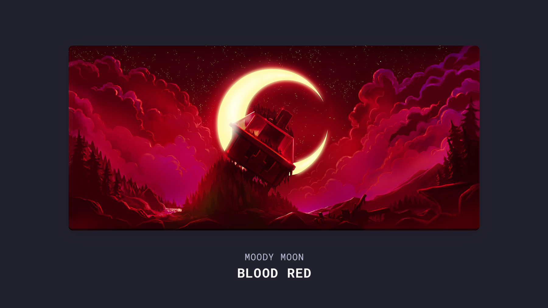 (In Stock) Moody Moon Series Deskmat