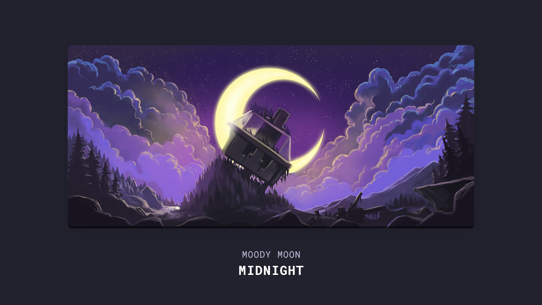 (In Stock) Moody Moon Series Deskmat