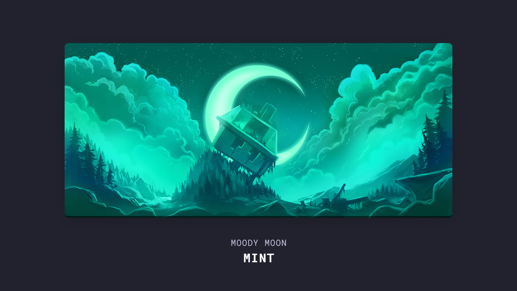 (In Stock) Moody Moon Series Deskmat