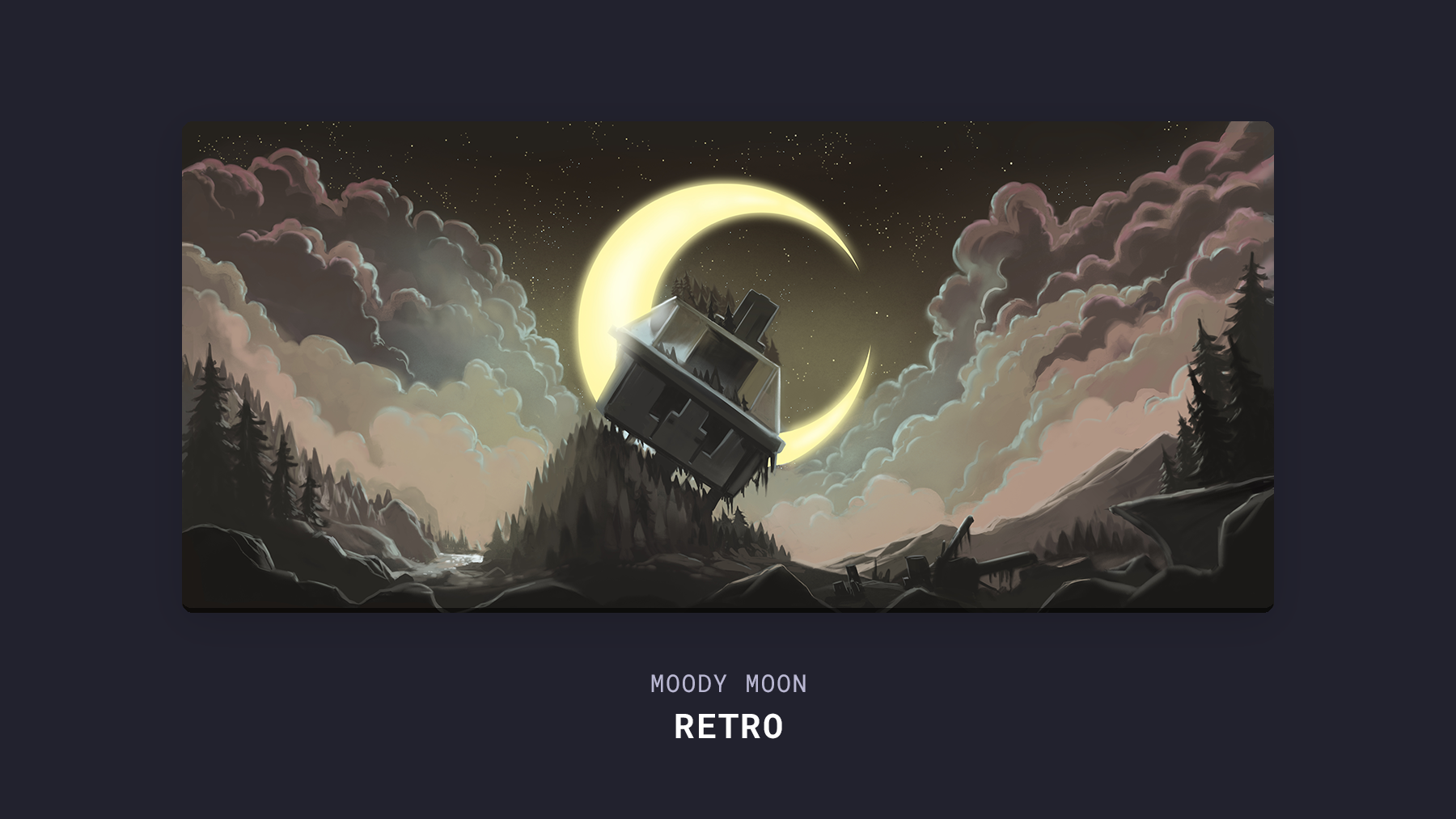 (In Stock) Moody Moon Series Deskmat