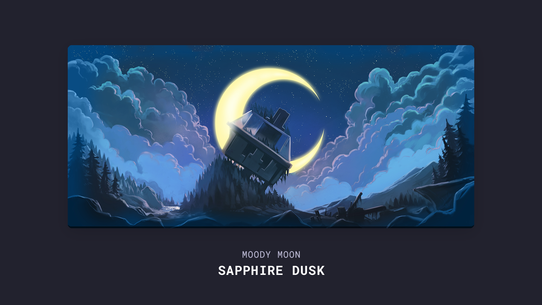 (In Stock) Moody Moon Series Deskmat