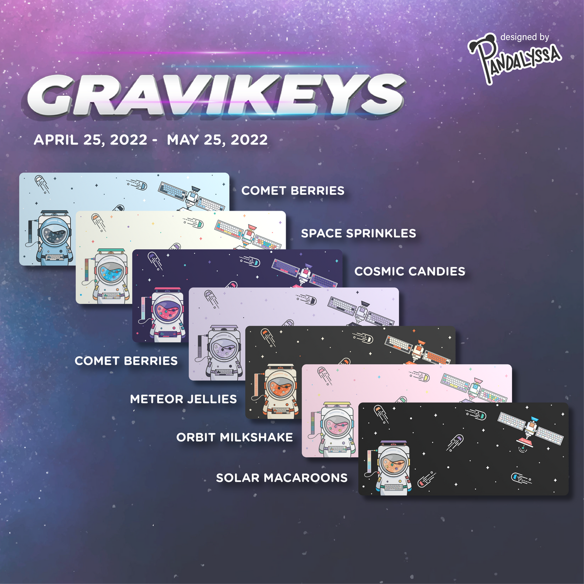 (Group Buy) Gravikeys Deskmats proto[Typist] Keyboards