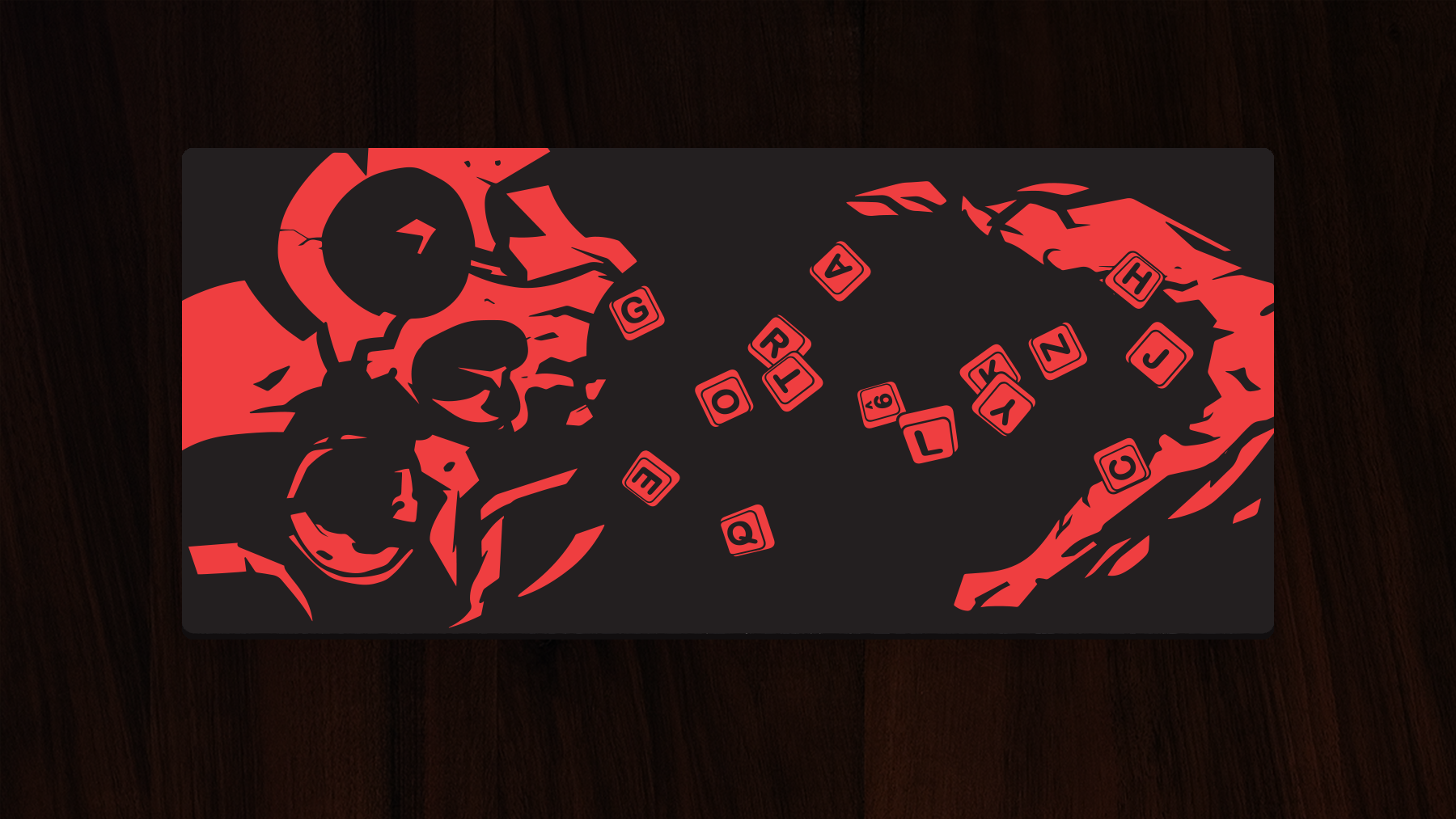 (In Stock) STEFAN X TKC DESKMAT – SKULL