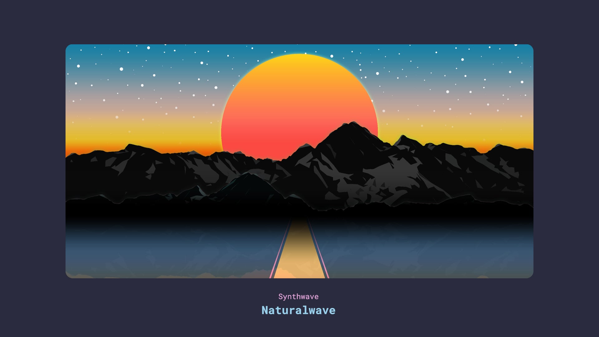 (In Stock) Synthwave Series Deskmat