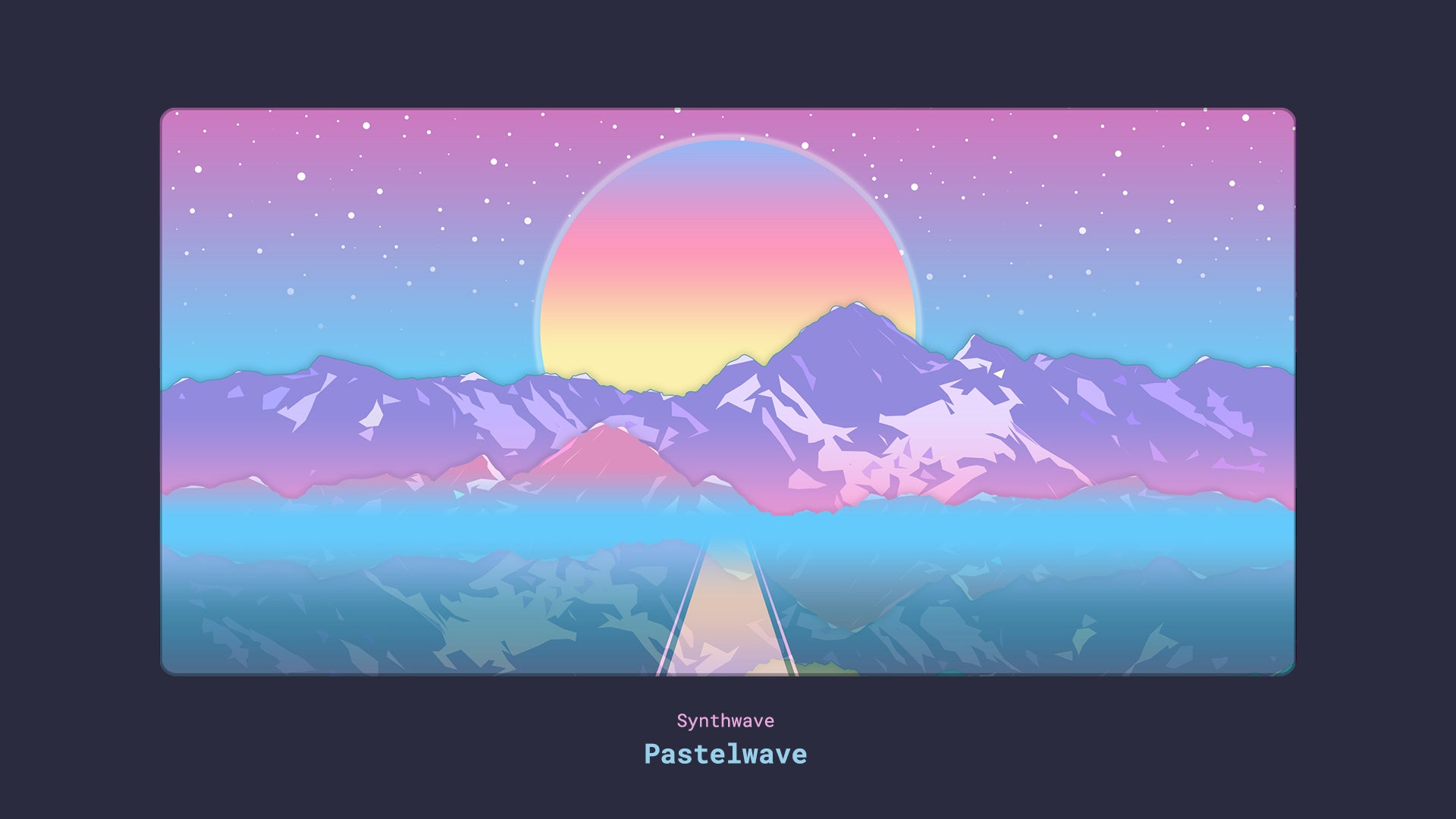 (In Stock) Synthwave Series Deskmat