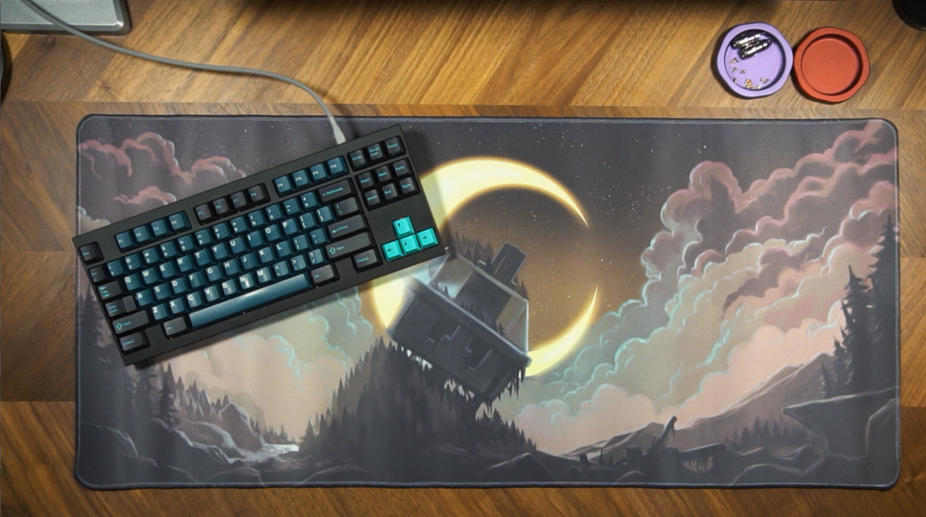 (In Stock) Moody Moon Series Deskmat