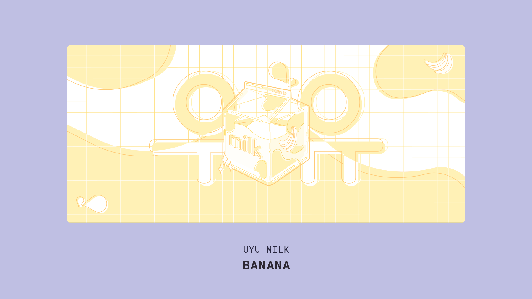 (Group Buy) UYU Milk Series Deskmat