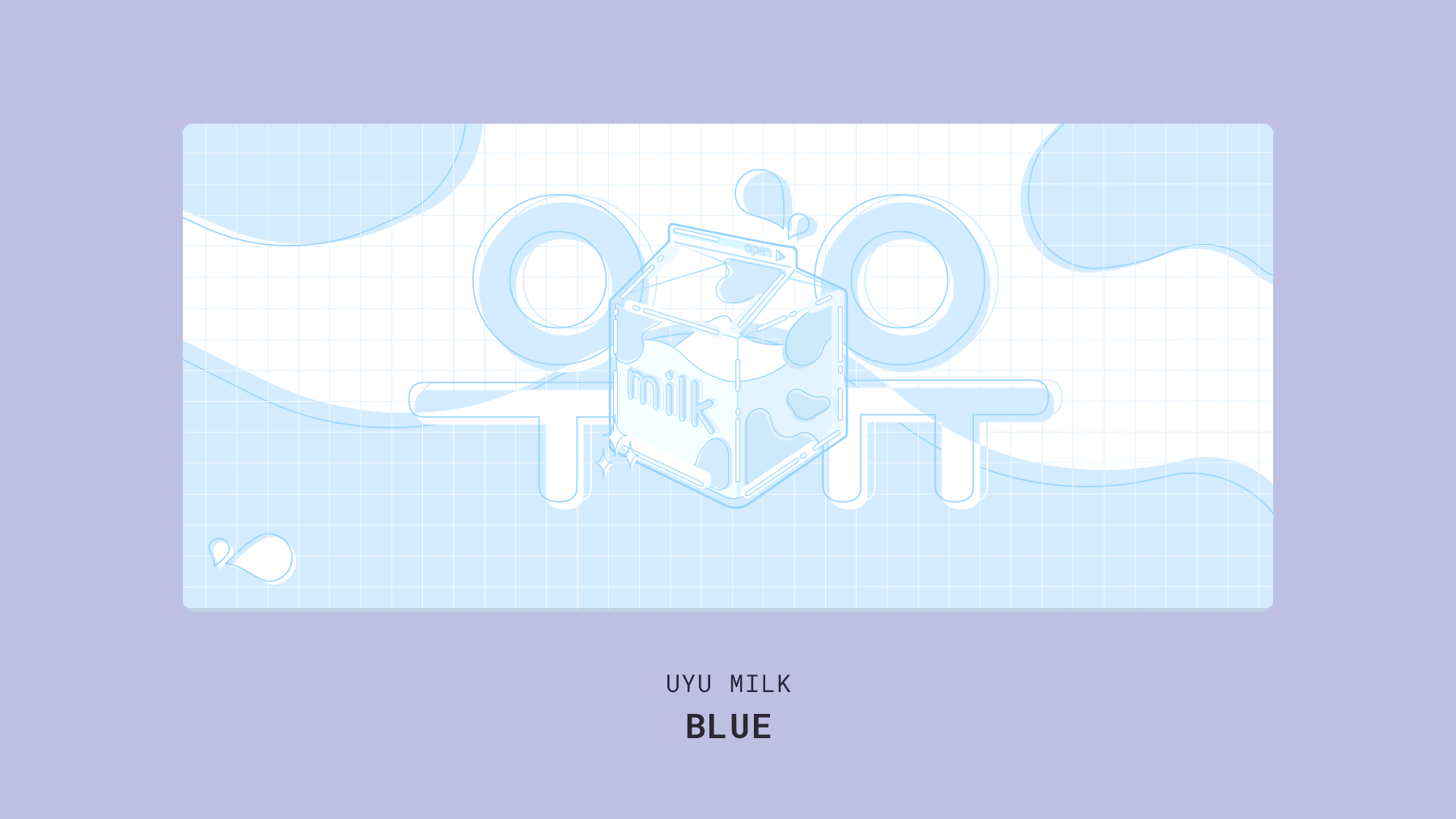 (In Stock) UYU Milk Series Deskmat