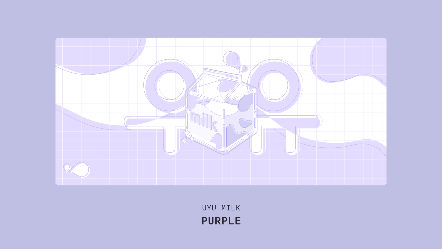 (In Stock) UYU Milk Series Deskmat