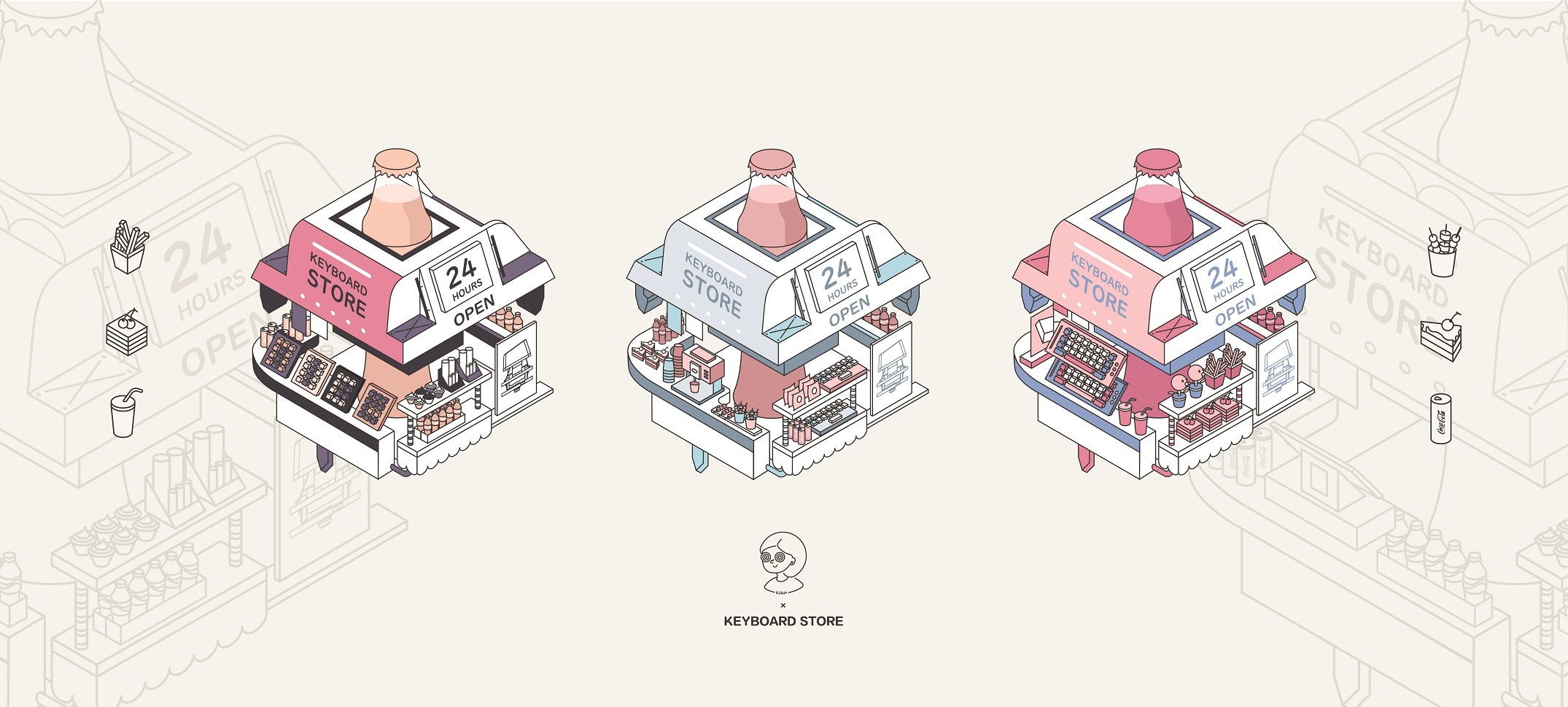 (Group Buy) K-Store Deskmats