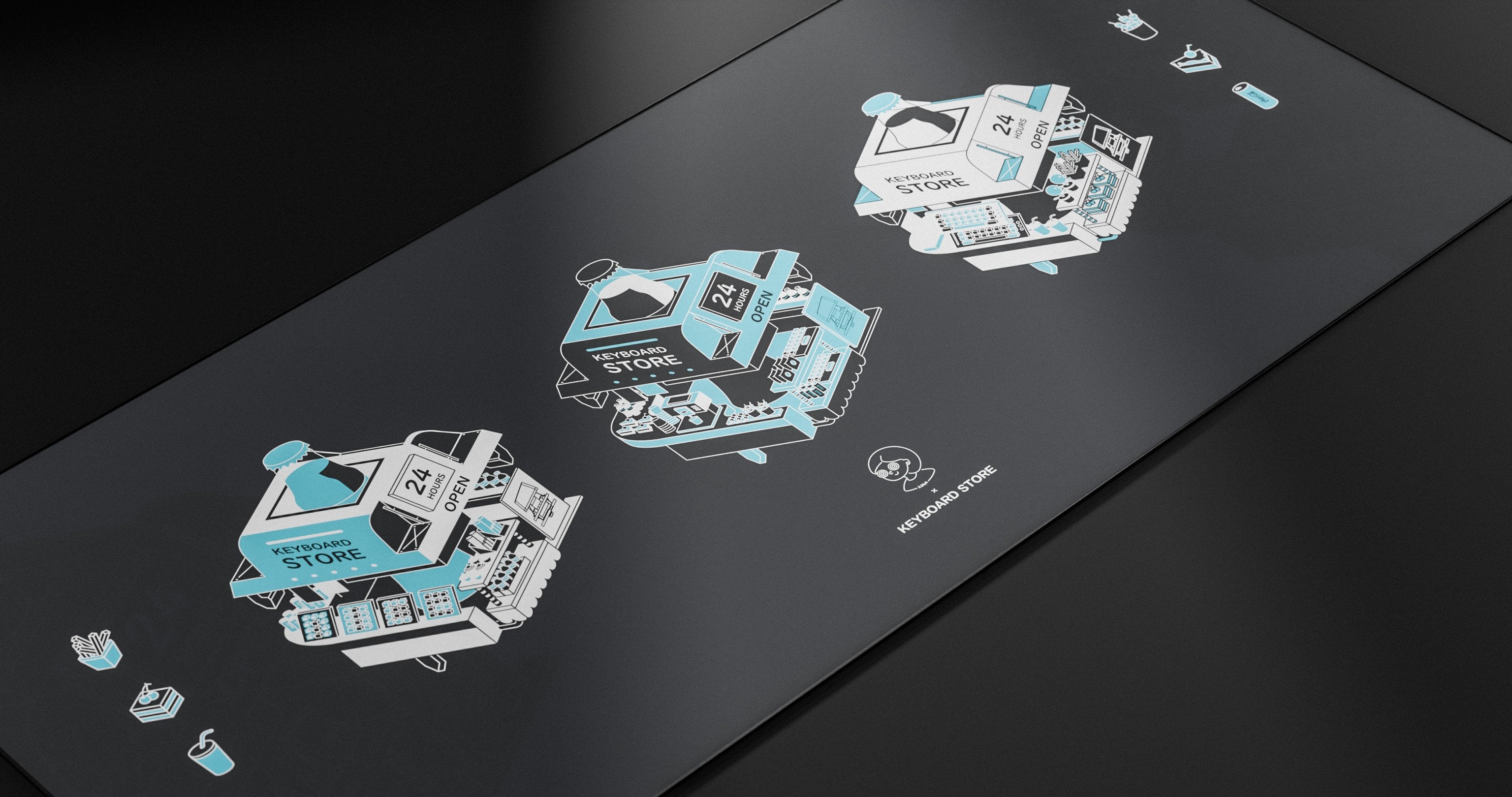(In Stock) Kiga K-Store Deskmats