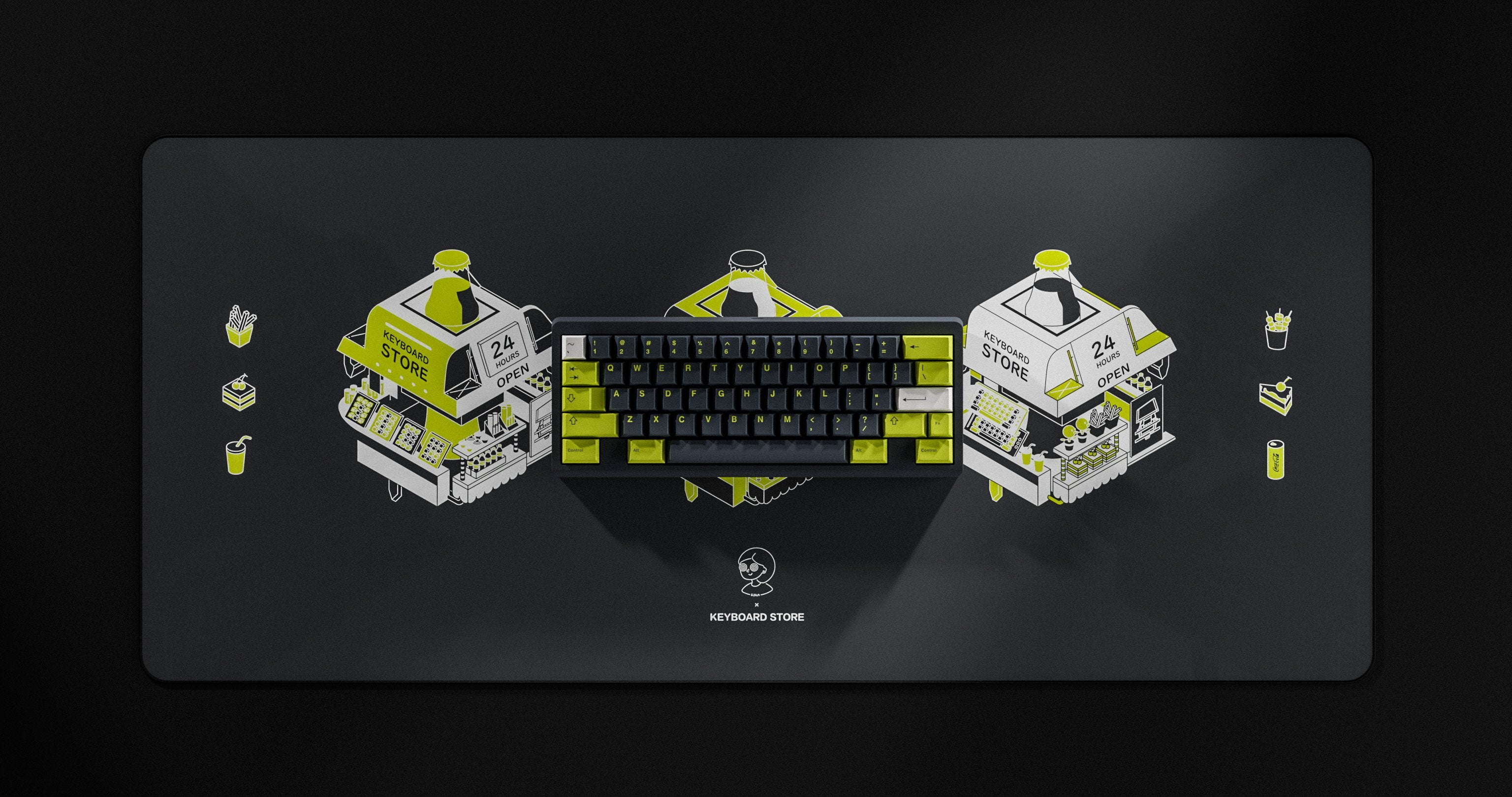 (In Stock) Kiga K-Store Deskmats