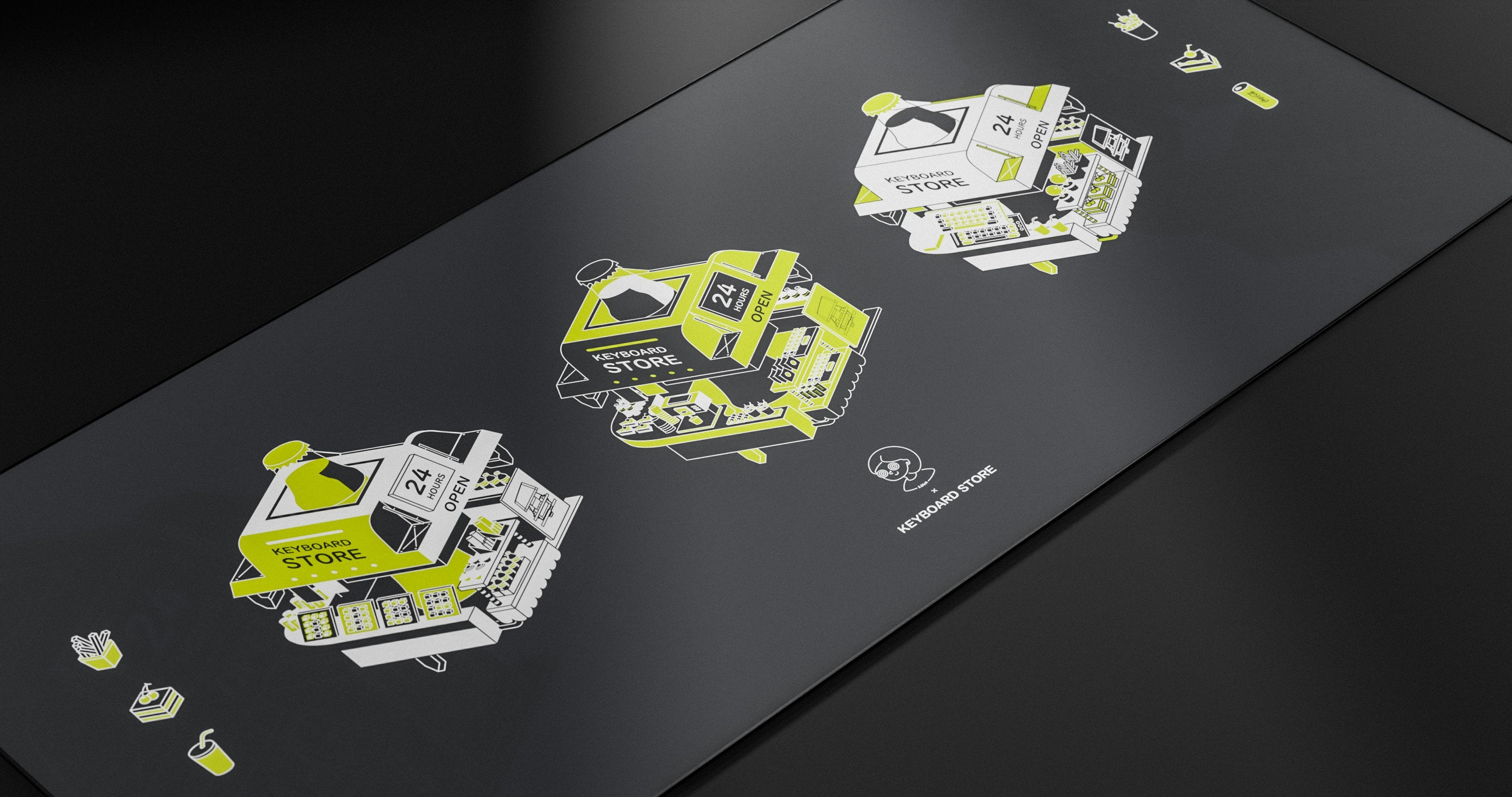 (In Stock) Kiga K-Store Deskmats