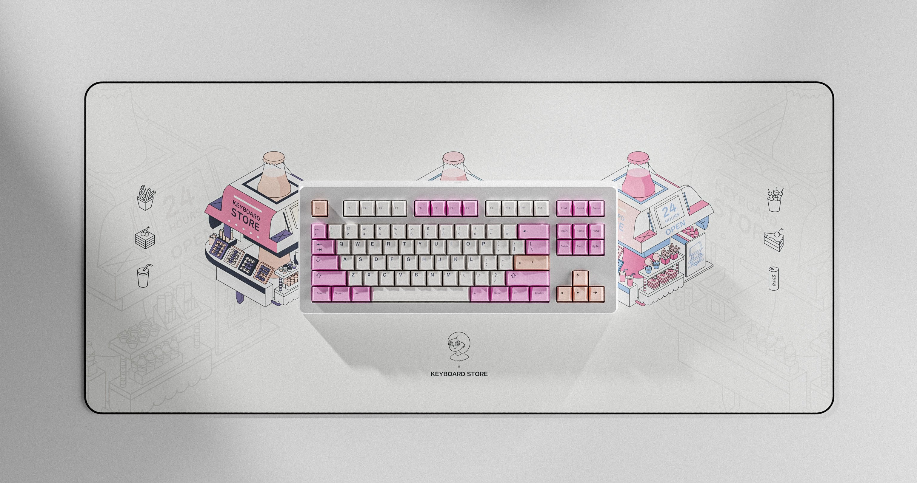 (In Stock) Kiga K-Store Deskmats