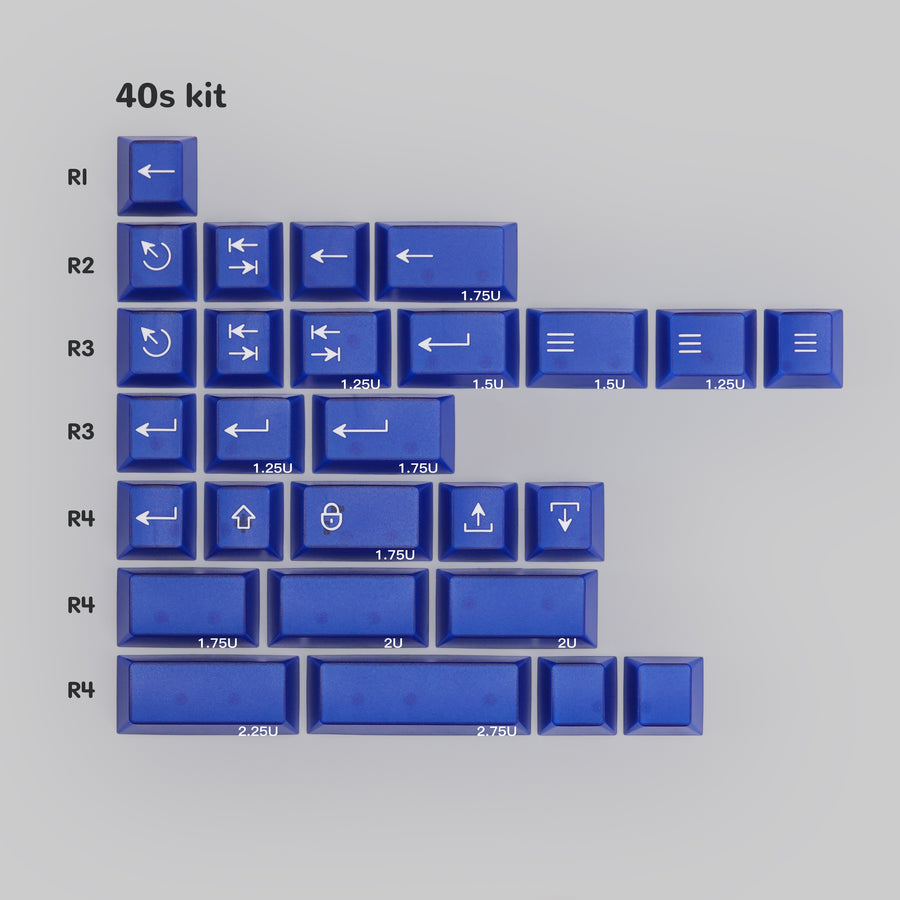 (In Stock) PBTFans Klein Blue R2