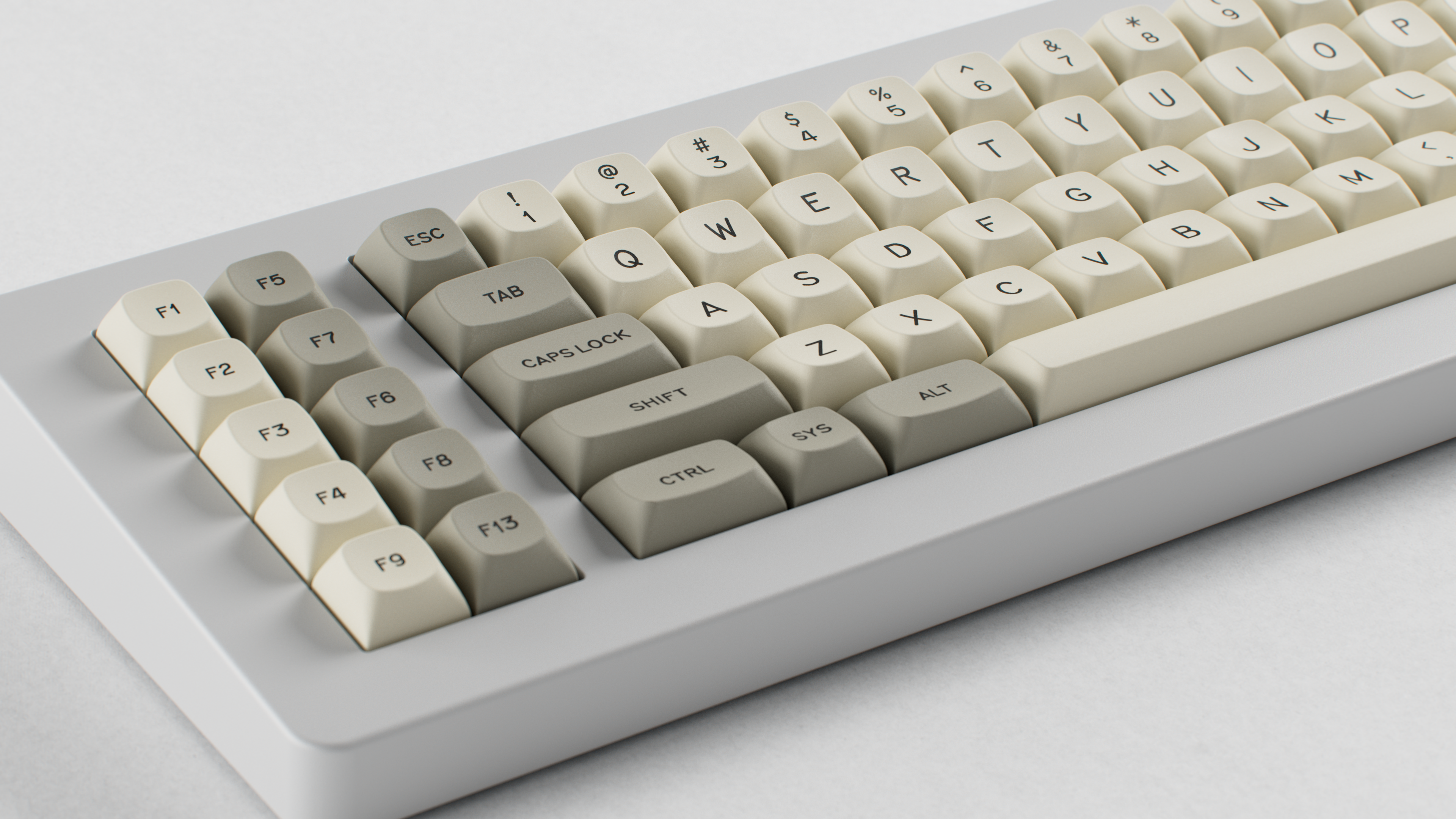 (Group Buy) GMK MTNU Beige Keycap Set