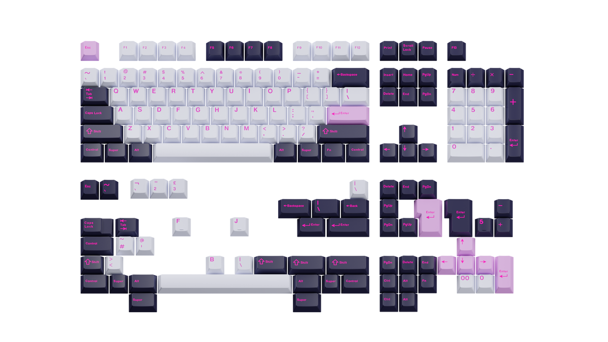 (Group Buy) KKB Cyber Girl Keycaps