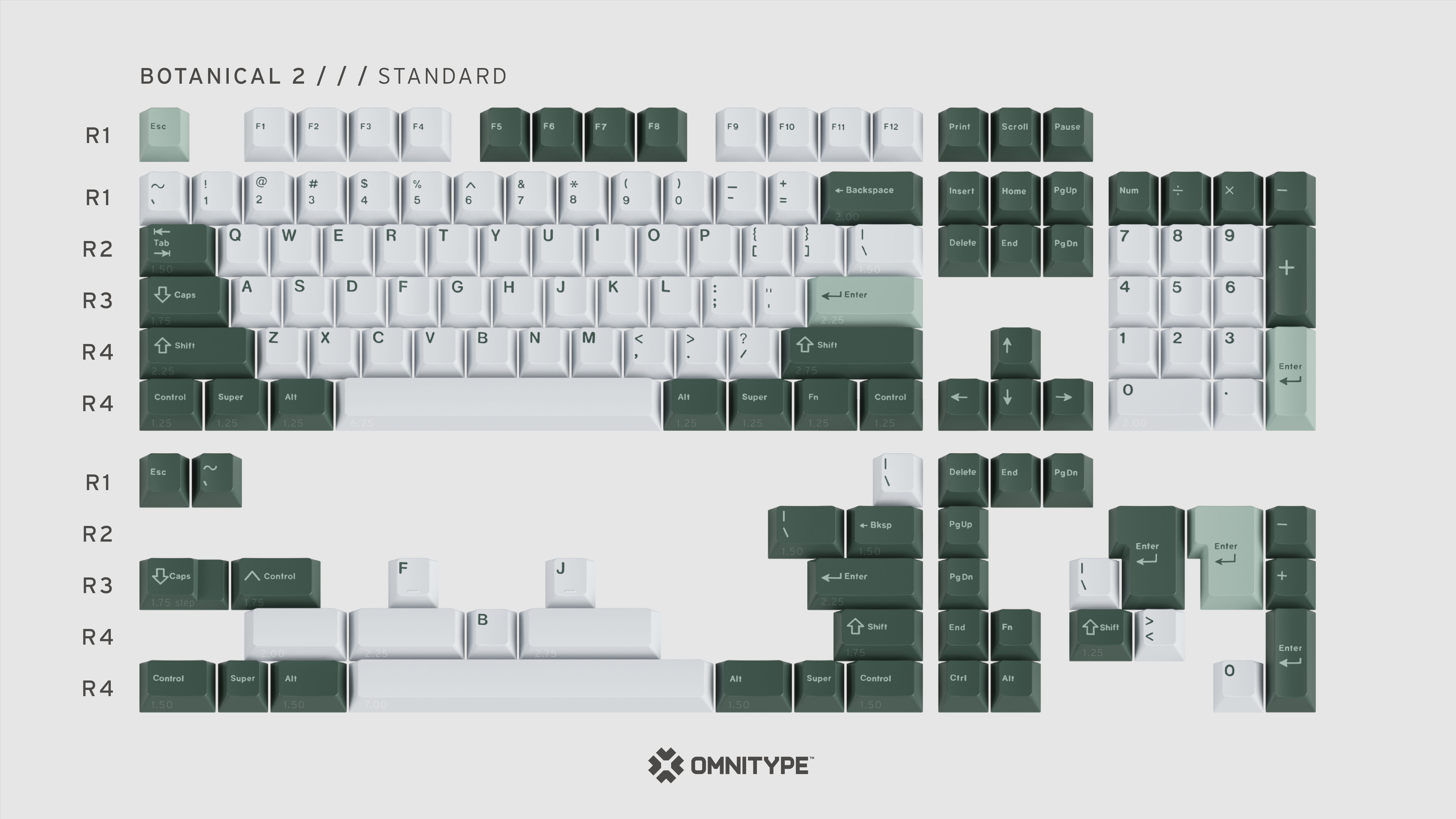 (In Stock) GMK CYL Botanical 2 Keycap Set