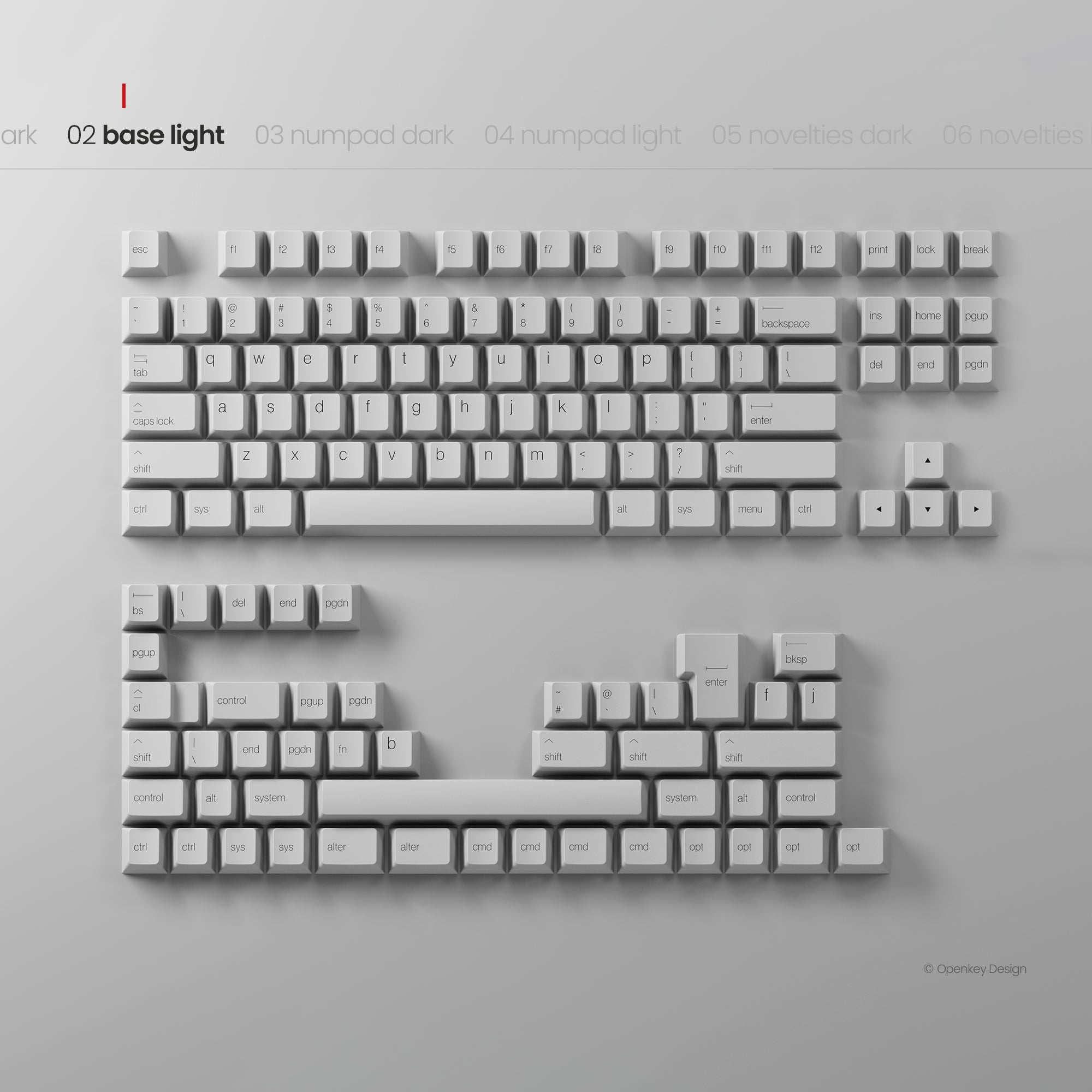 (Coming Soon) PBTfans x Openkey Design Less But Better Dark