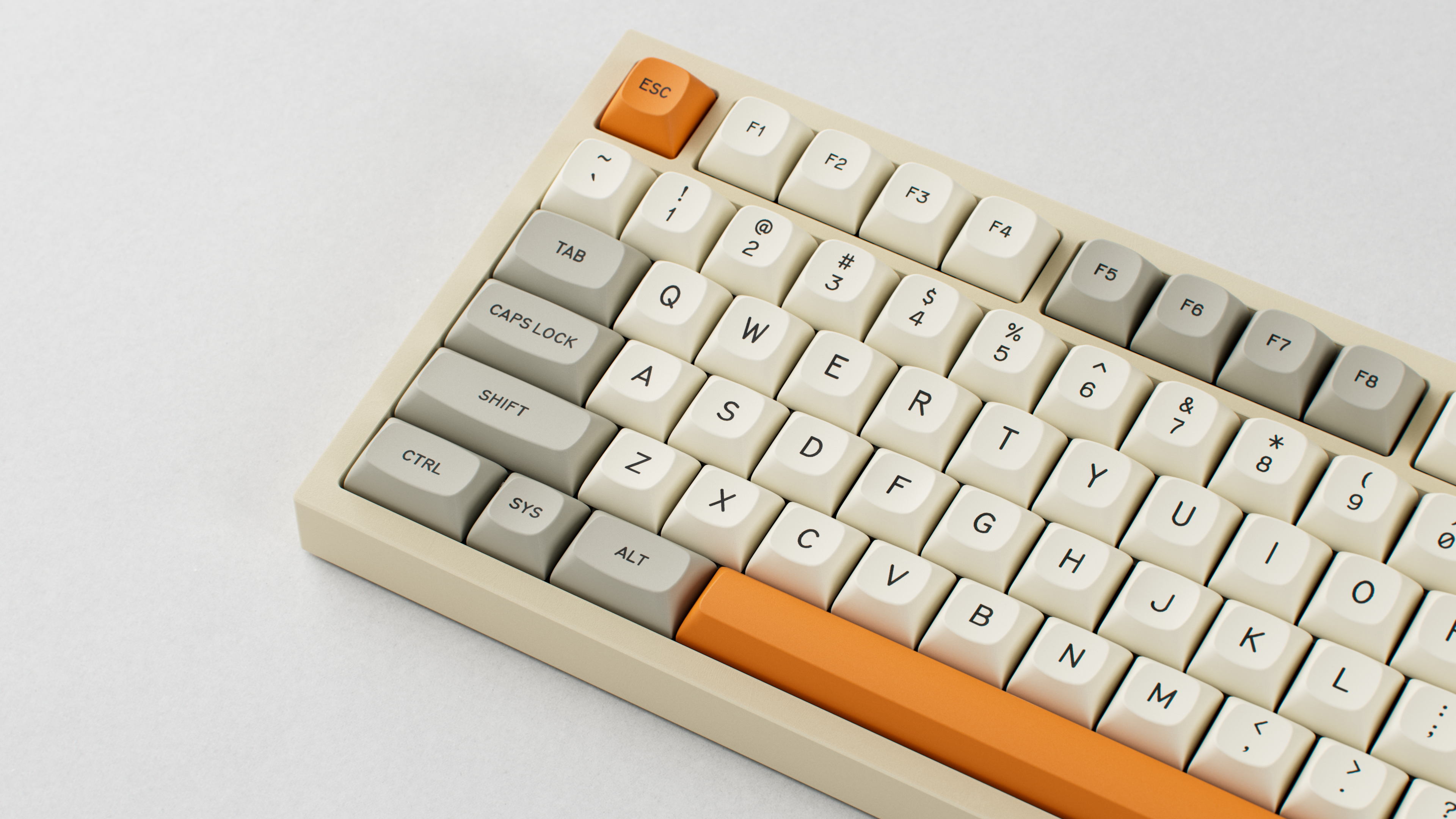 (Group Buy) GMK MTNU Beige Keycap Set