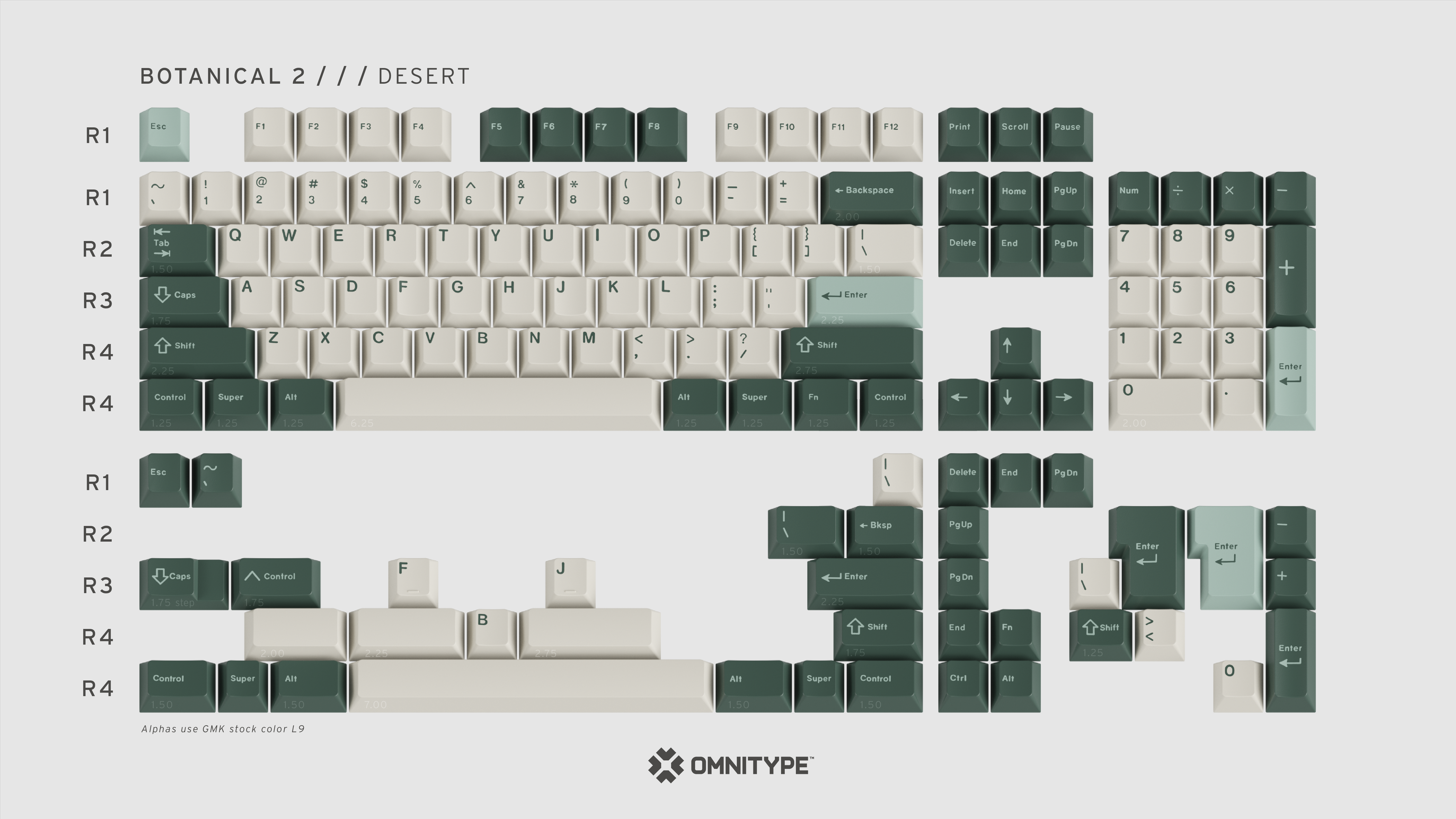 (In Stock) GMK Botanical 2