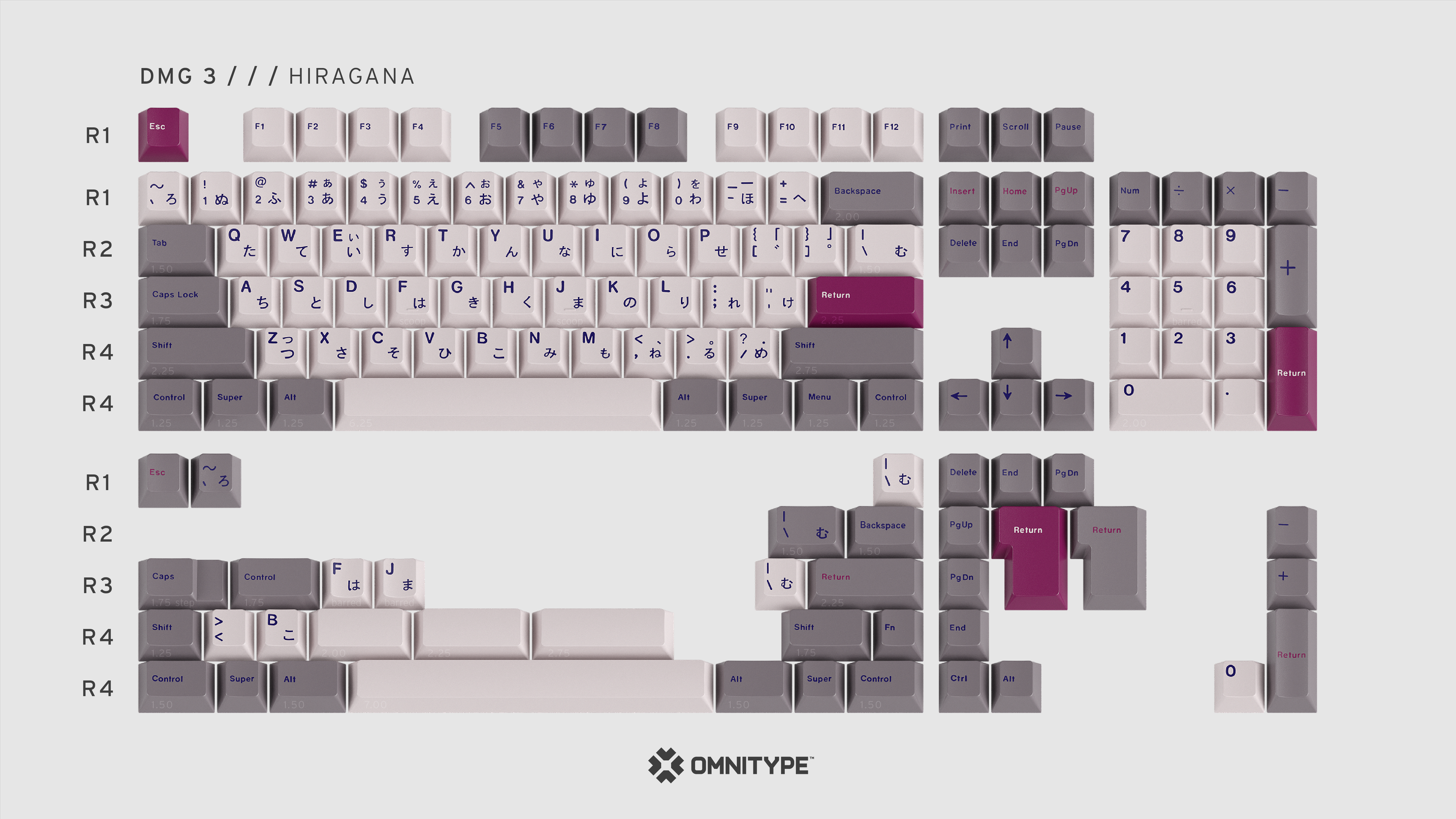 (In Stock) GMK DMG 3 Keyset