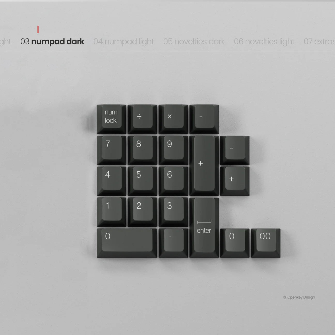 (Group Buy) PBTfans x Openkey Design Less But Better Dark