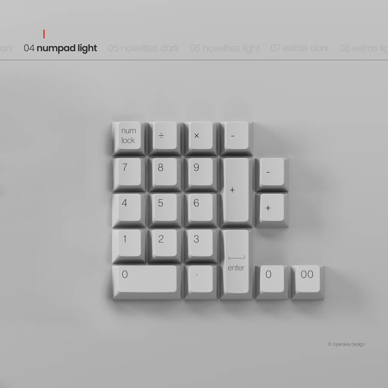 (Group Buy) PBTfans x Openkey Design Less But Better Dark