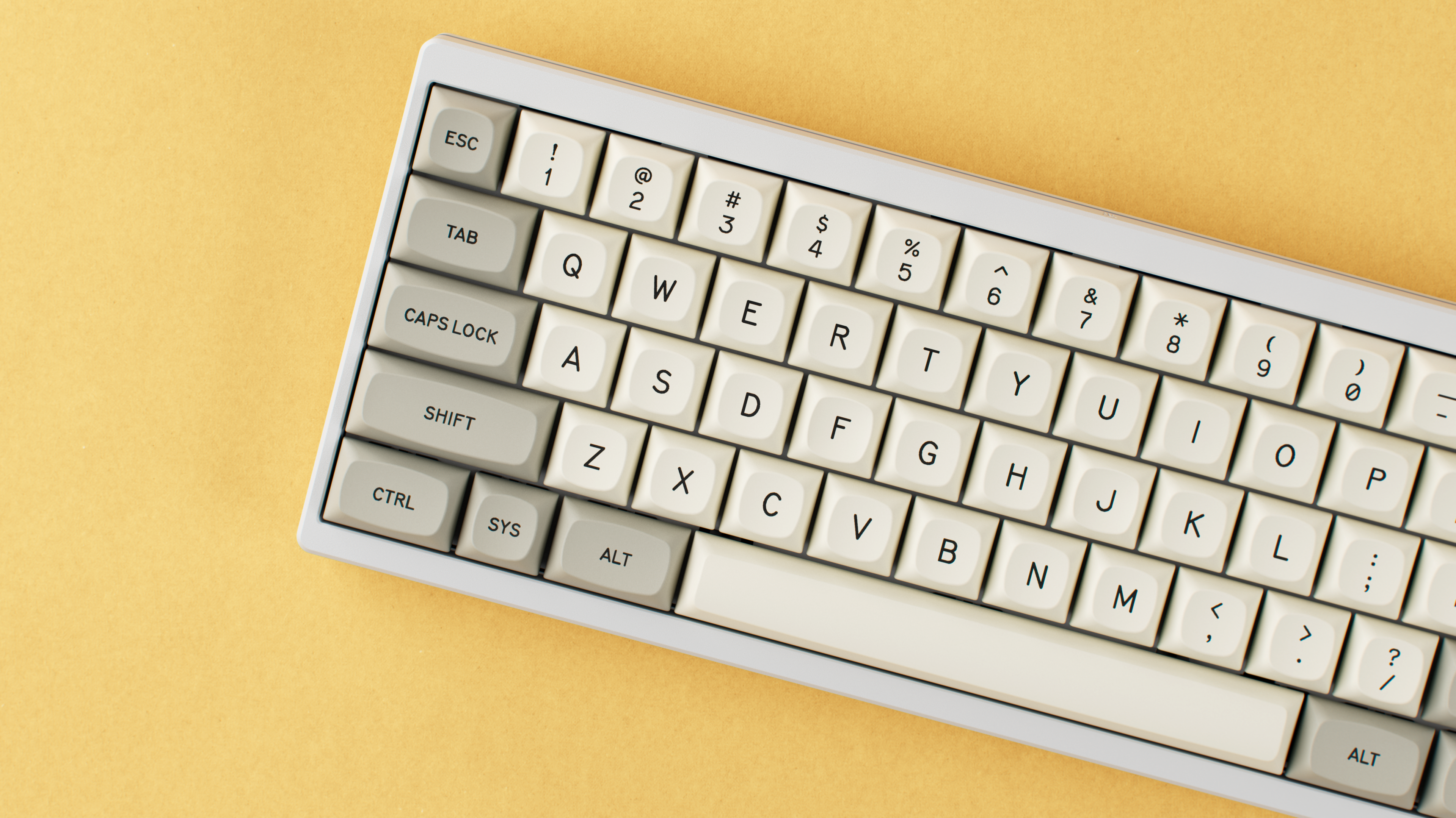 (Group Buy) GMK MTNU Beige Keycap Set