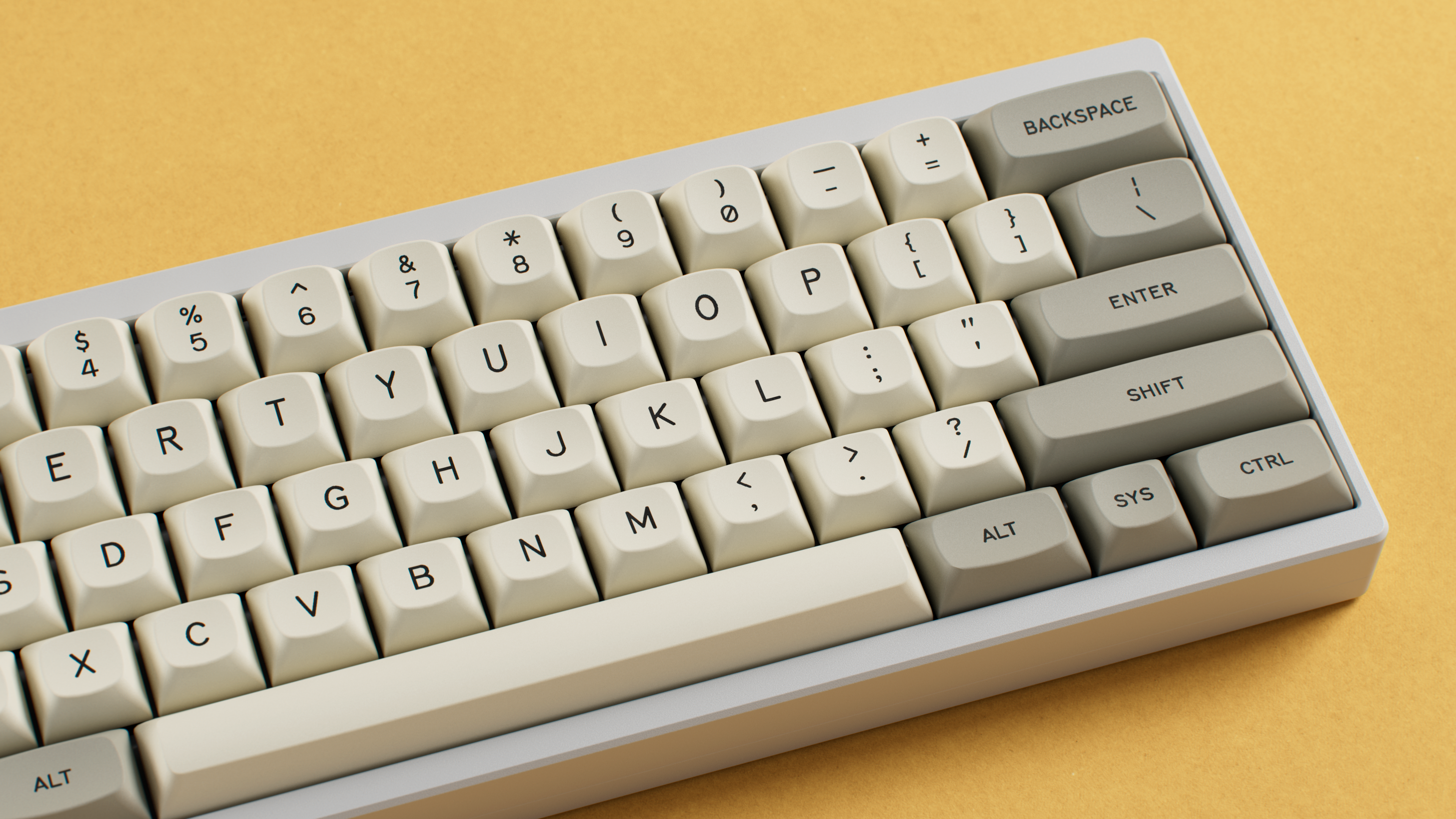 (Group Buy) GMK MTNU Beige Keycap Set