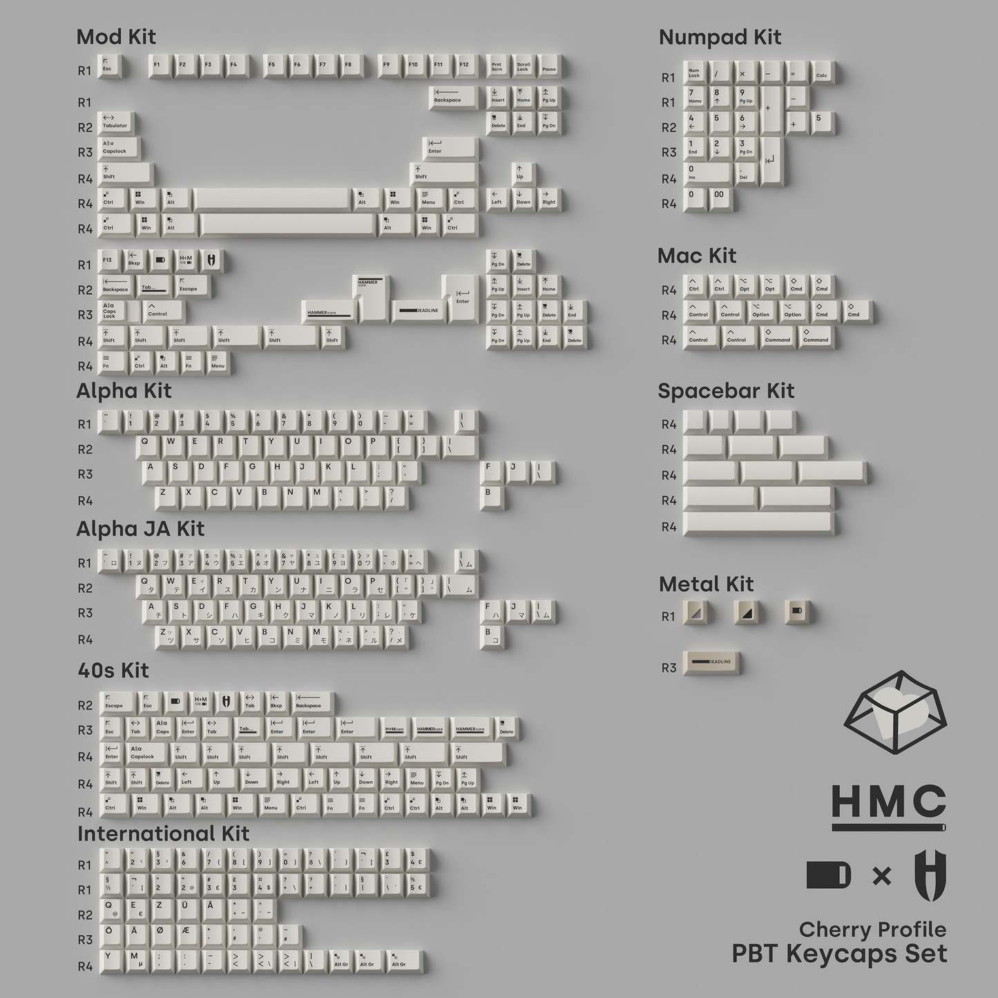 
                  
                    (In Stock) Deadline Studio x Hammer Works - HMC PBT Keycaps
                  
                