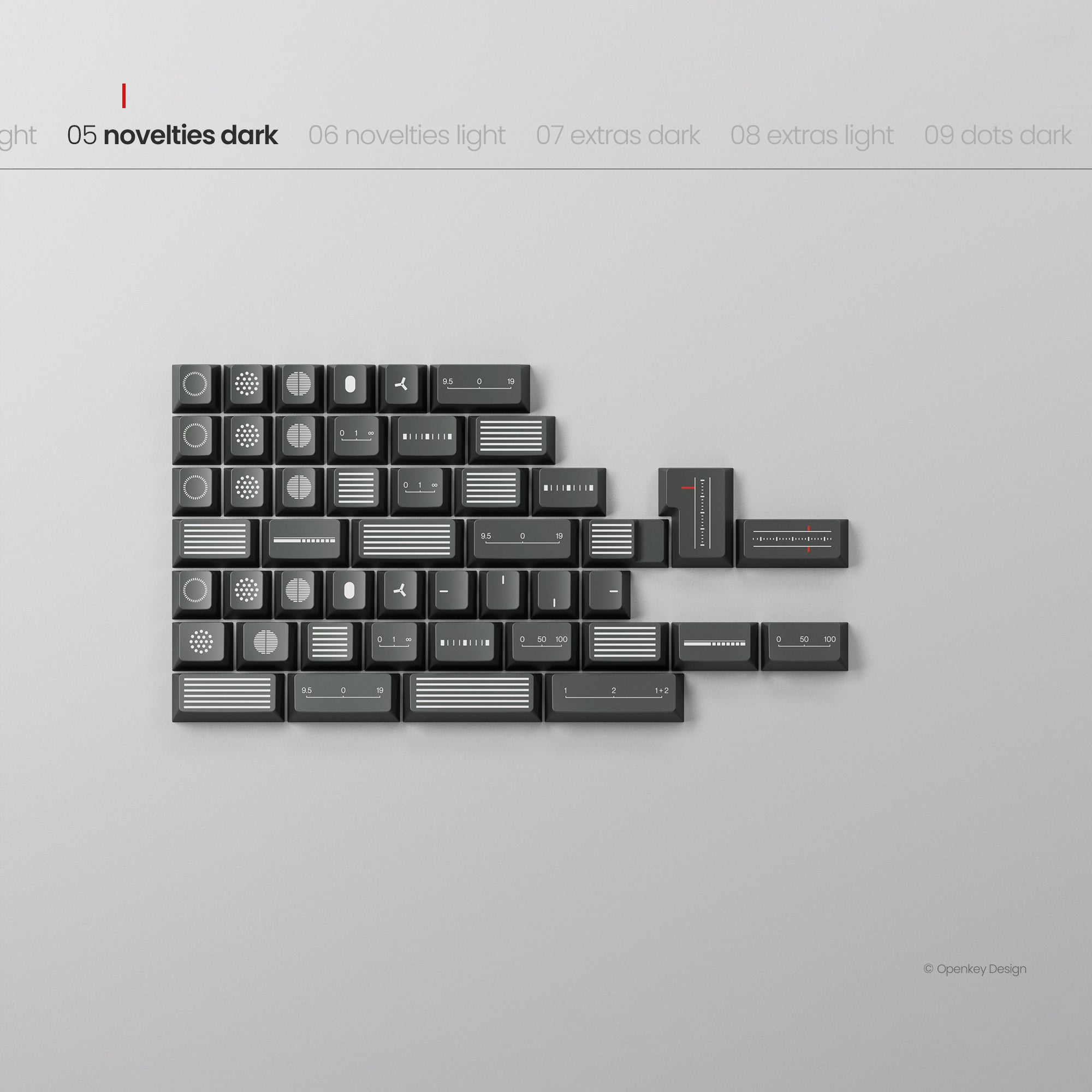 (Coming Soon) PBTfans x Openkey Design Less But Better Dark