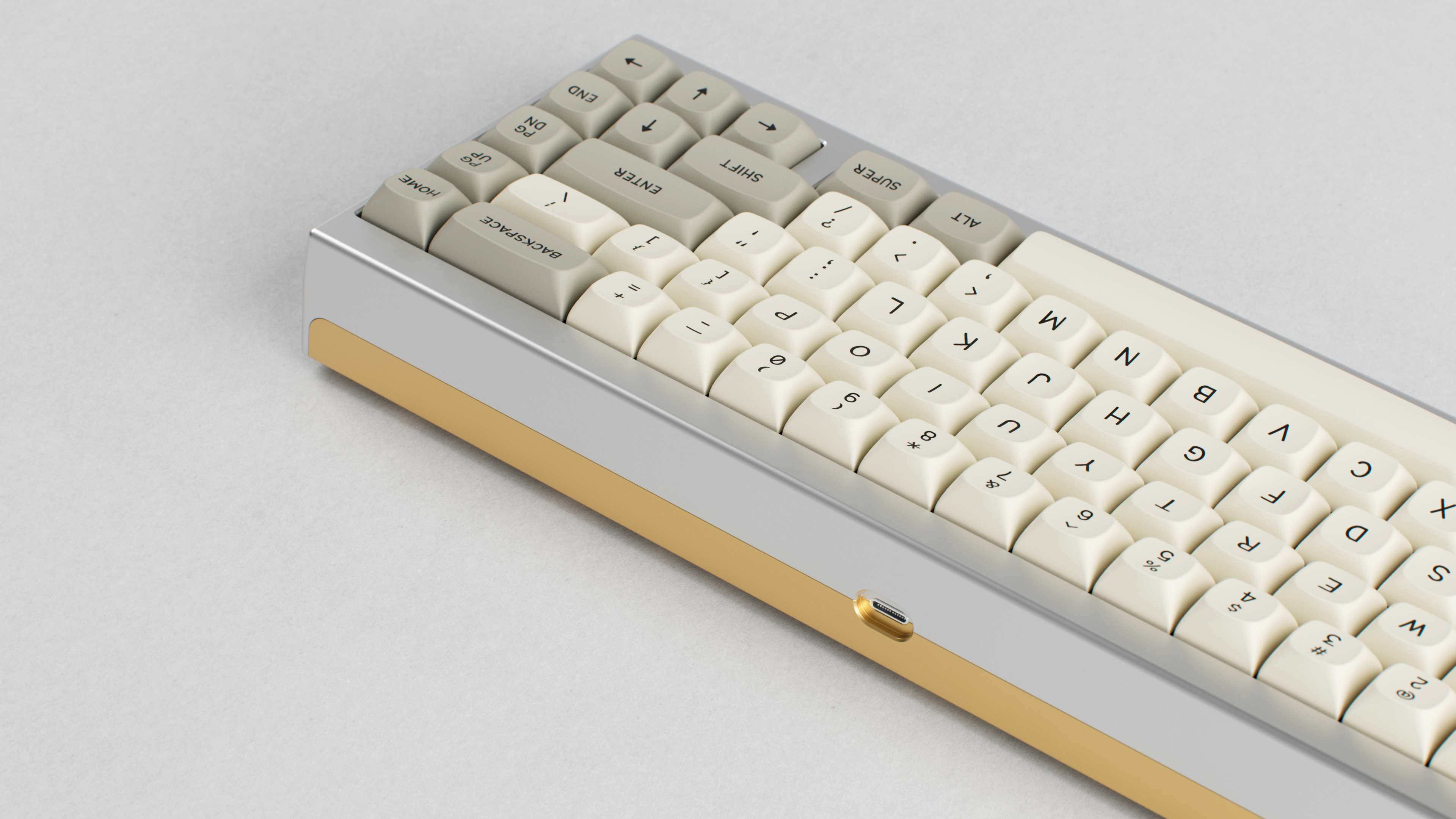 (Group Buy) GMK MTNU Beige Keycap Set