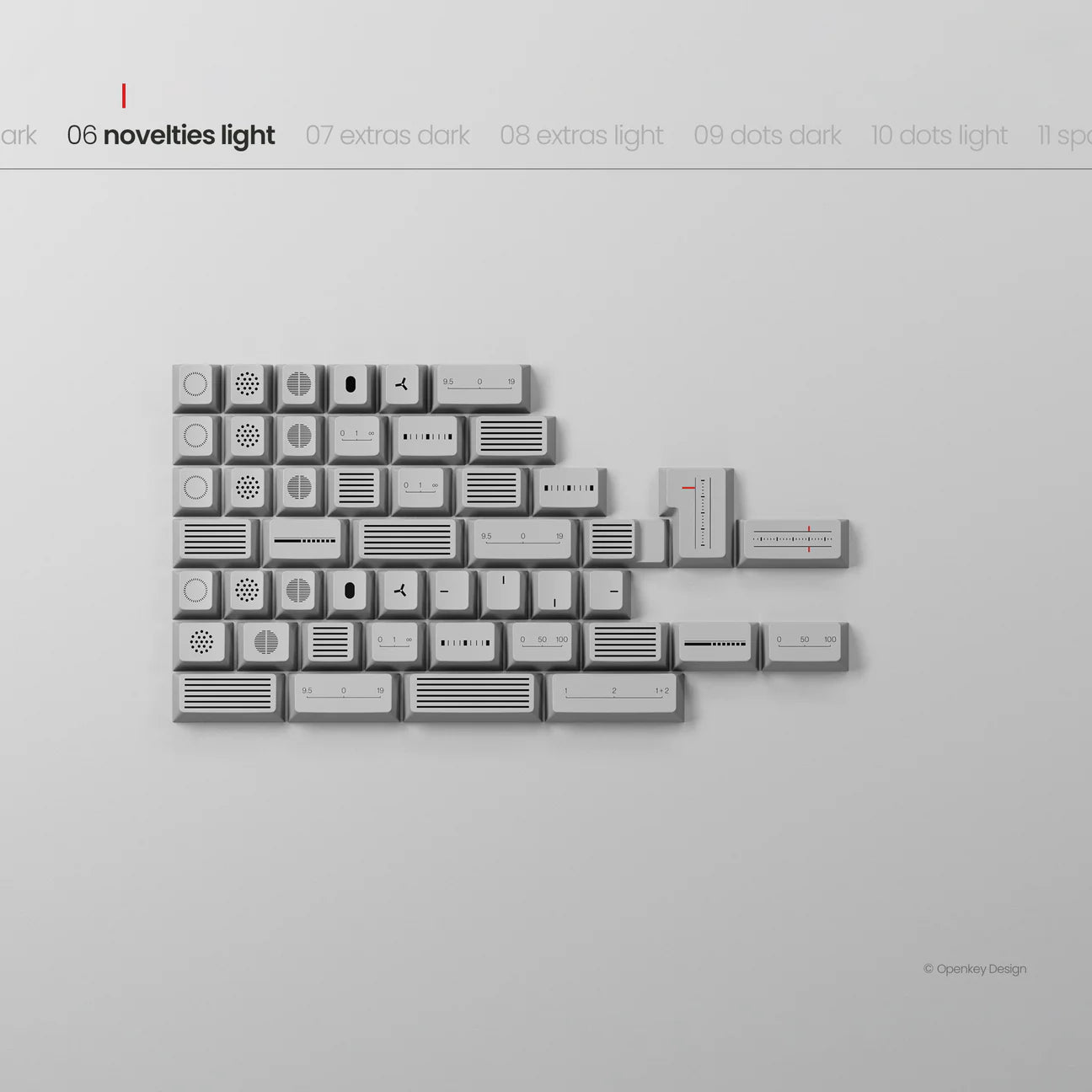 (Group Buy) PBTfans x Openkey Design Less But Better Dark
