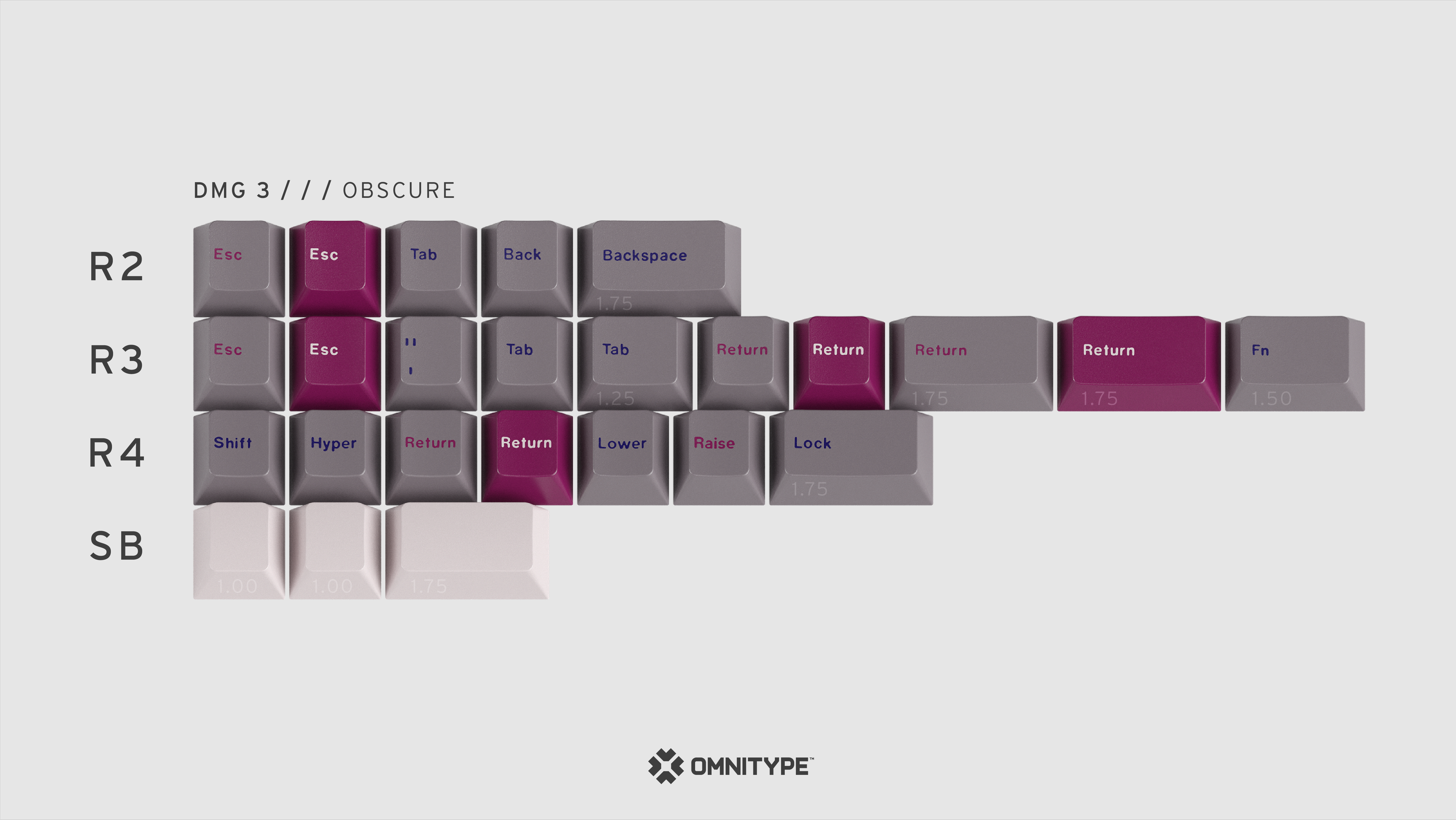 (In Stock) GMK DMG 3 Keyset