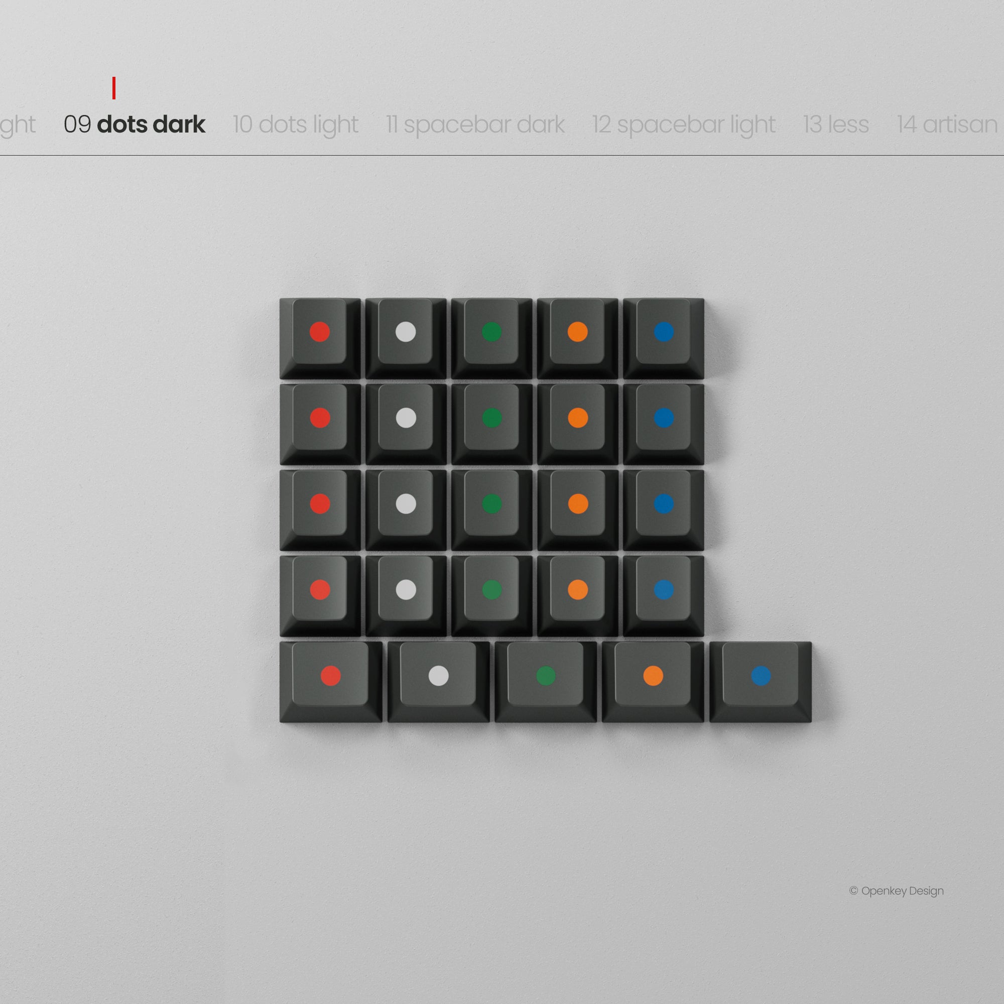 (Coming Soon) PBTfans x Openkey Design Less But Better Dark