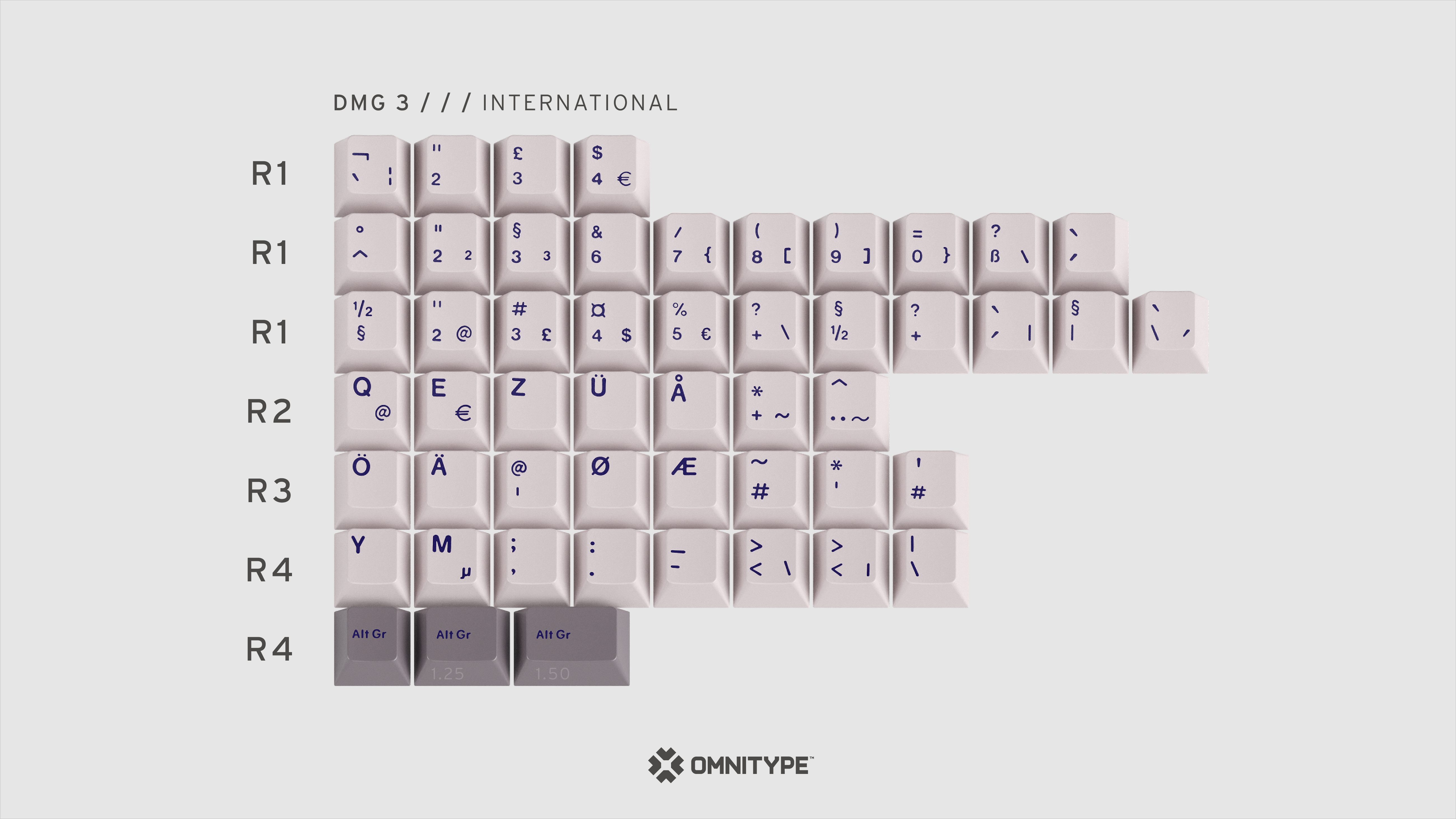 (In Stock) GMK DMG 3 Keyset