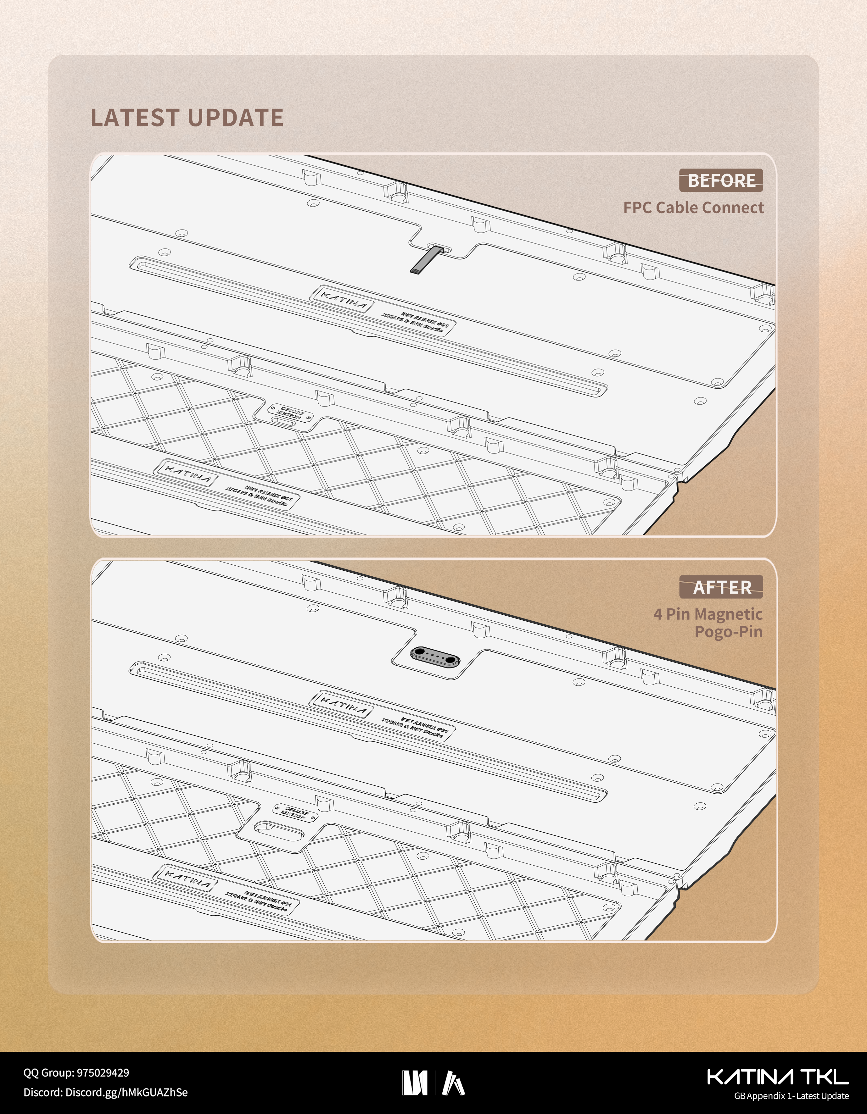 (Group Buy) Katina TKL Deluxe Edition Keyboard Kit