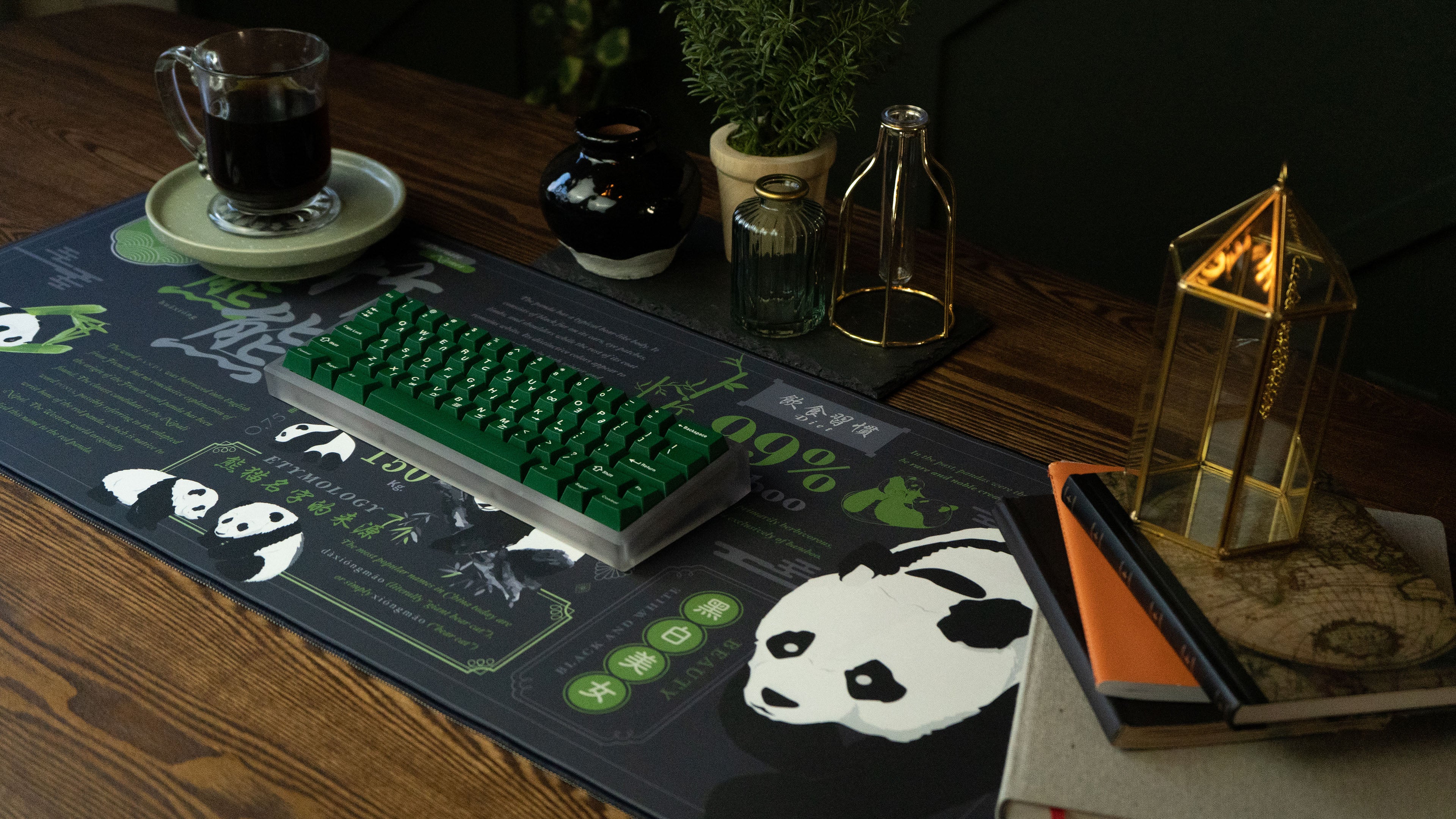 (In Stock) Panda Themed Deskmats