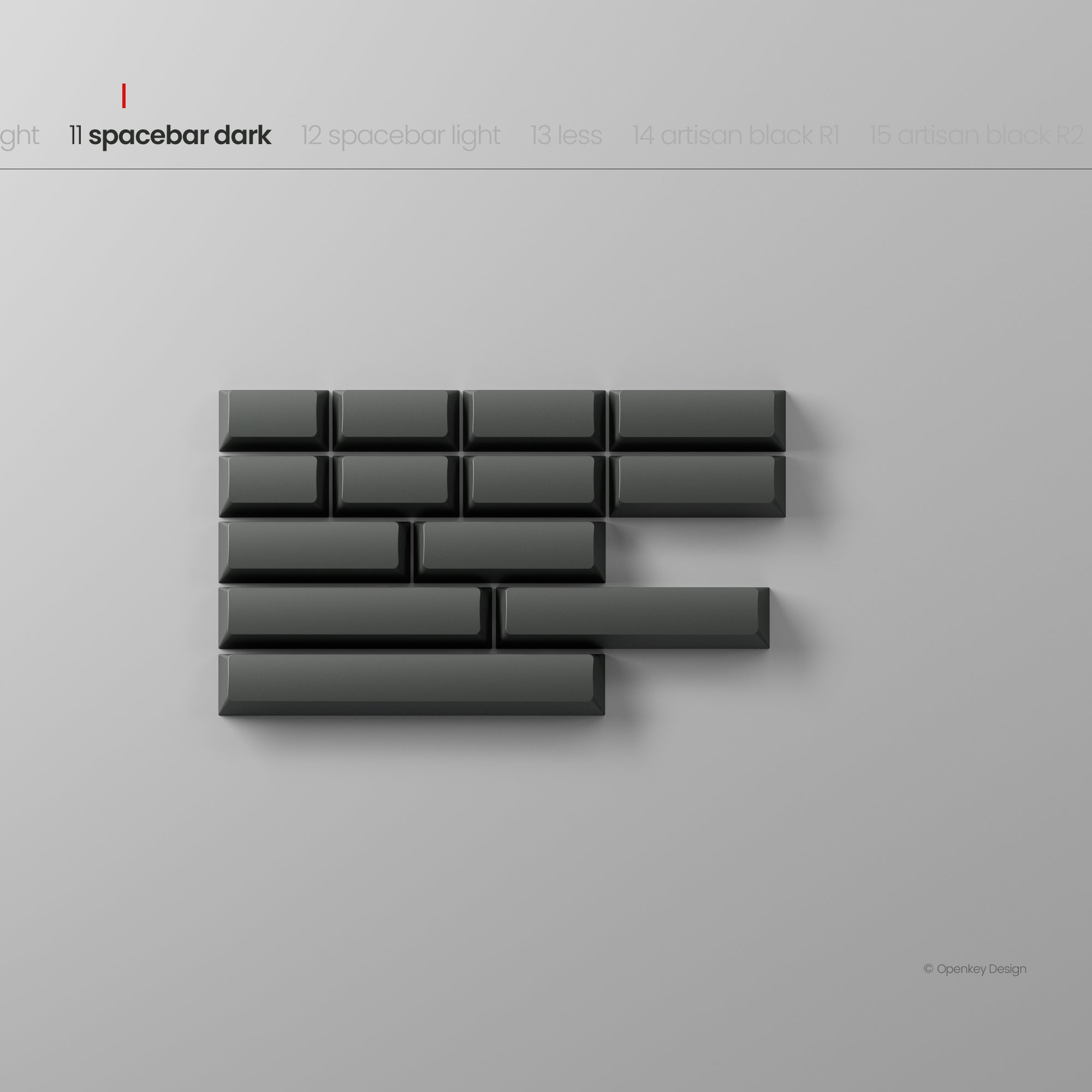 (Coming Soon) PBTfans x Openkey Design Less But Better Dark