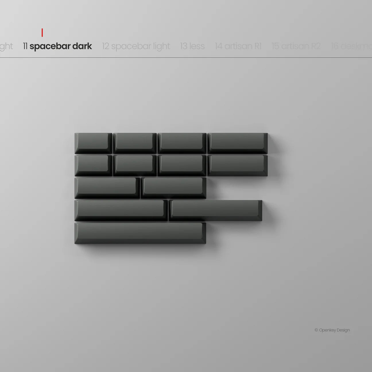 (Group Buy) PBTfans x Openkey Design Less But Better Dark
