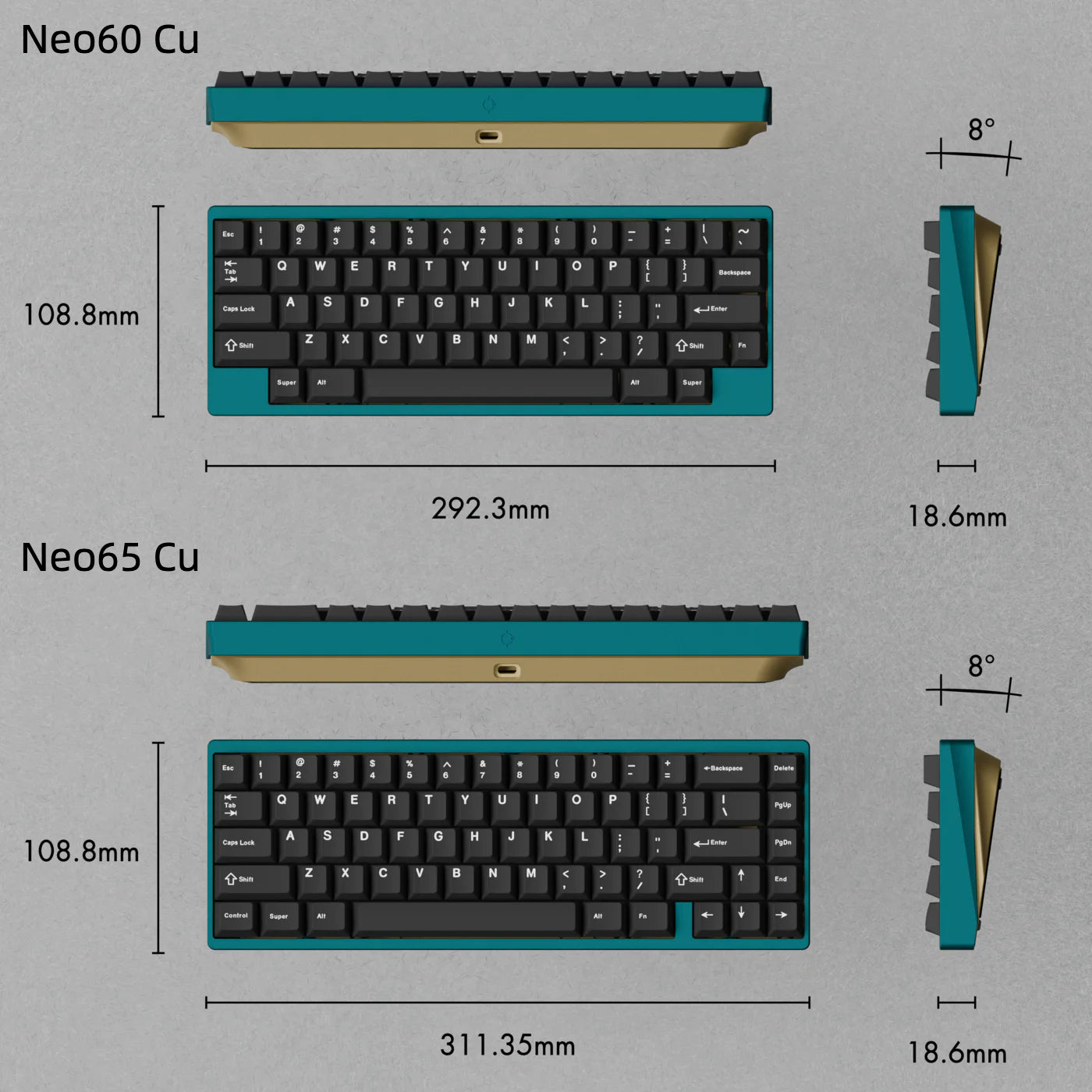 (Pre-order) Neo65 Cu Keyboard Kit