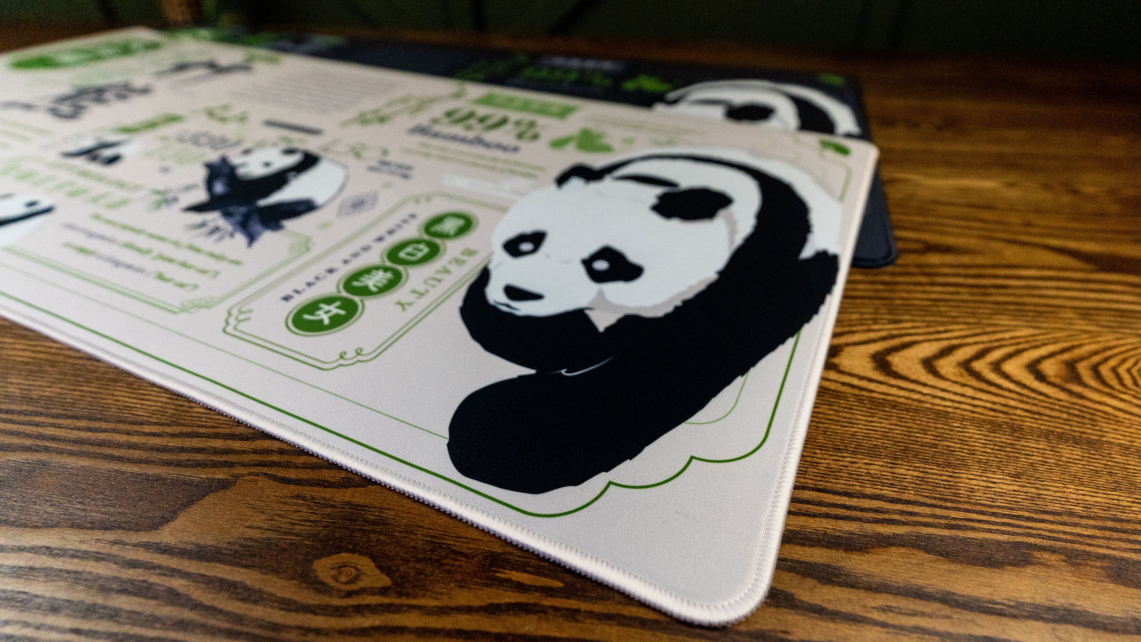 (In Stock) Panda Themed Deskmats