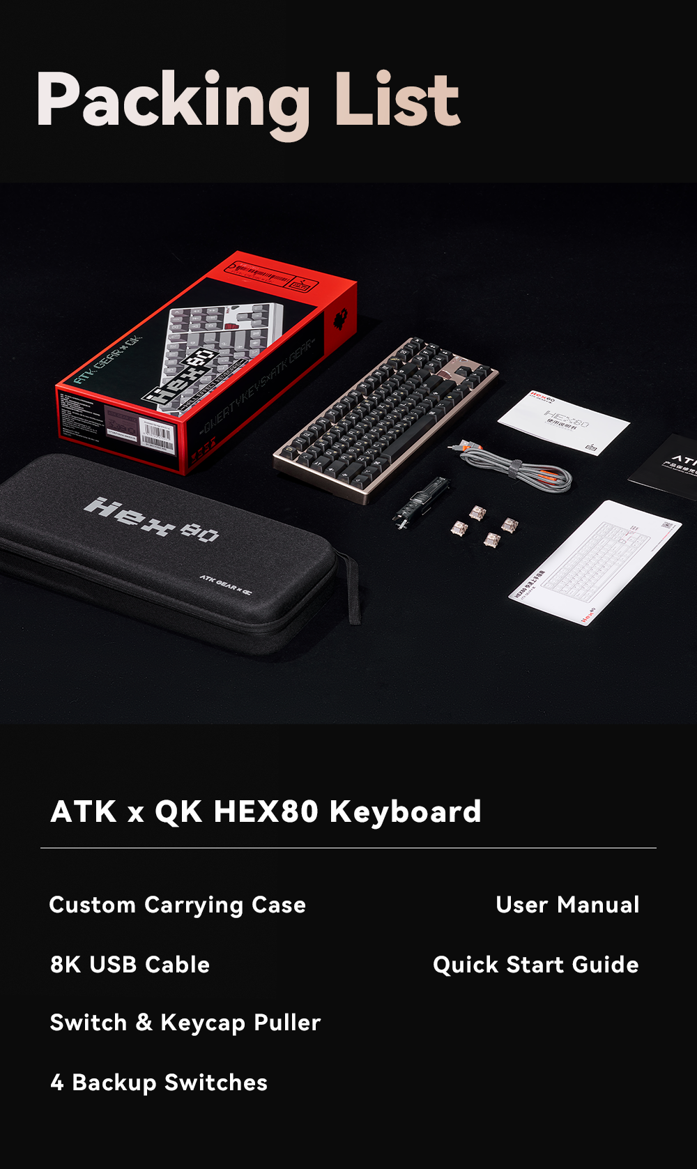 (Pre Order) Hex80 Hall Effect Custom Keyboard