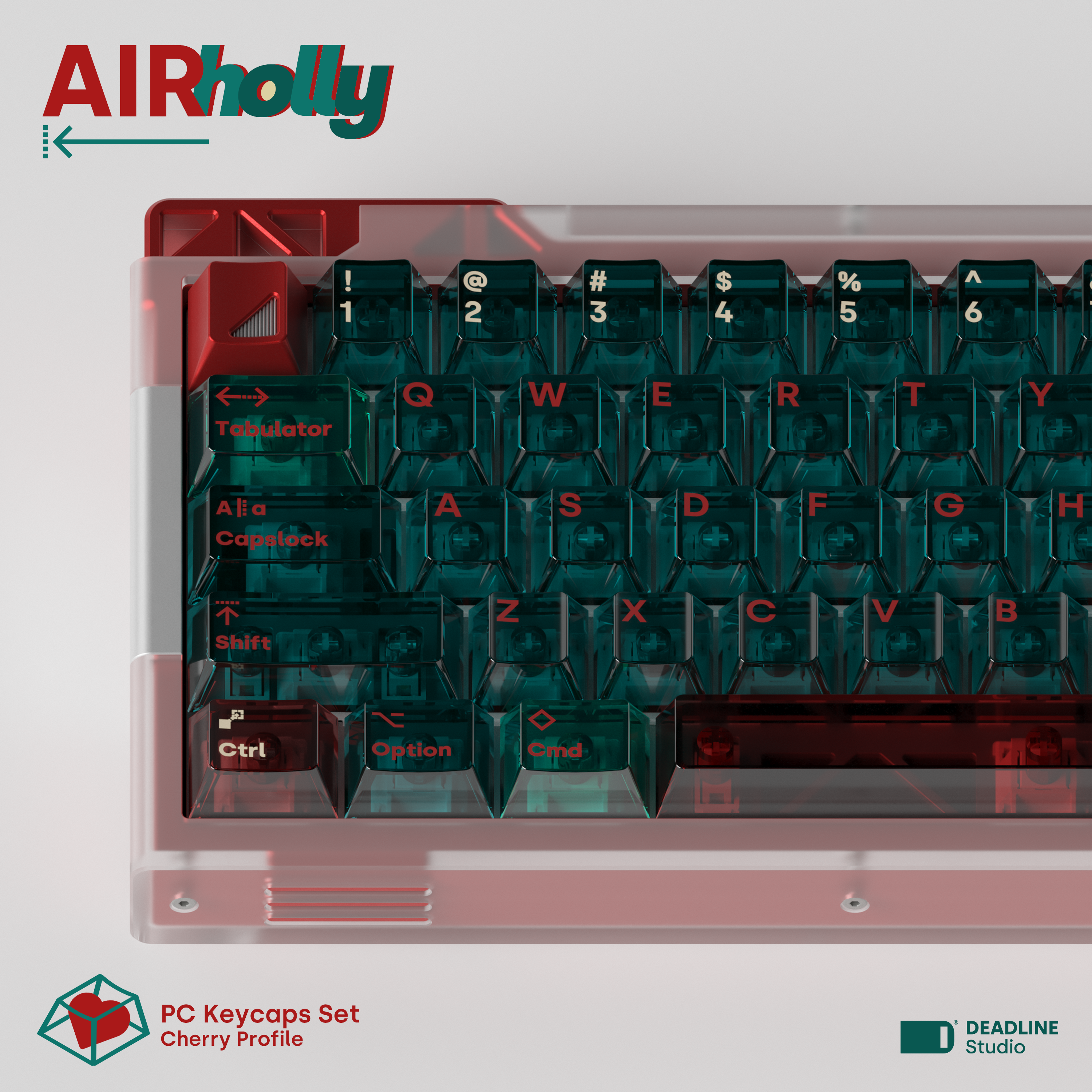(Group Buy) Deadline AIR Holly Keycap Set