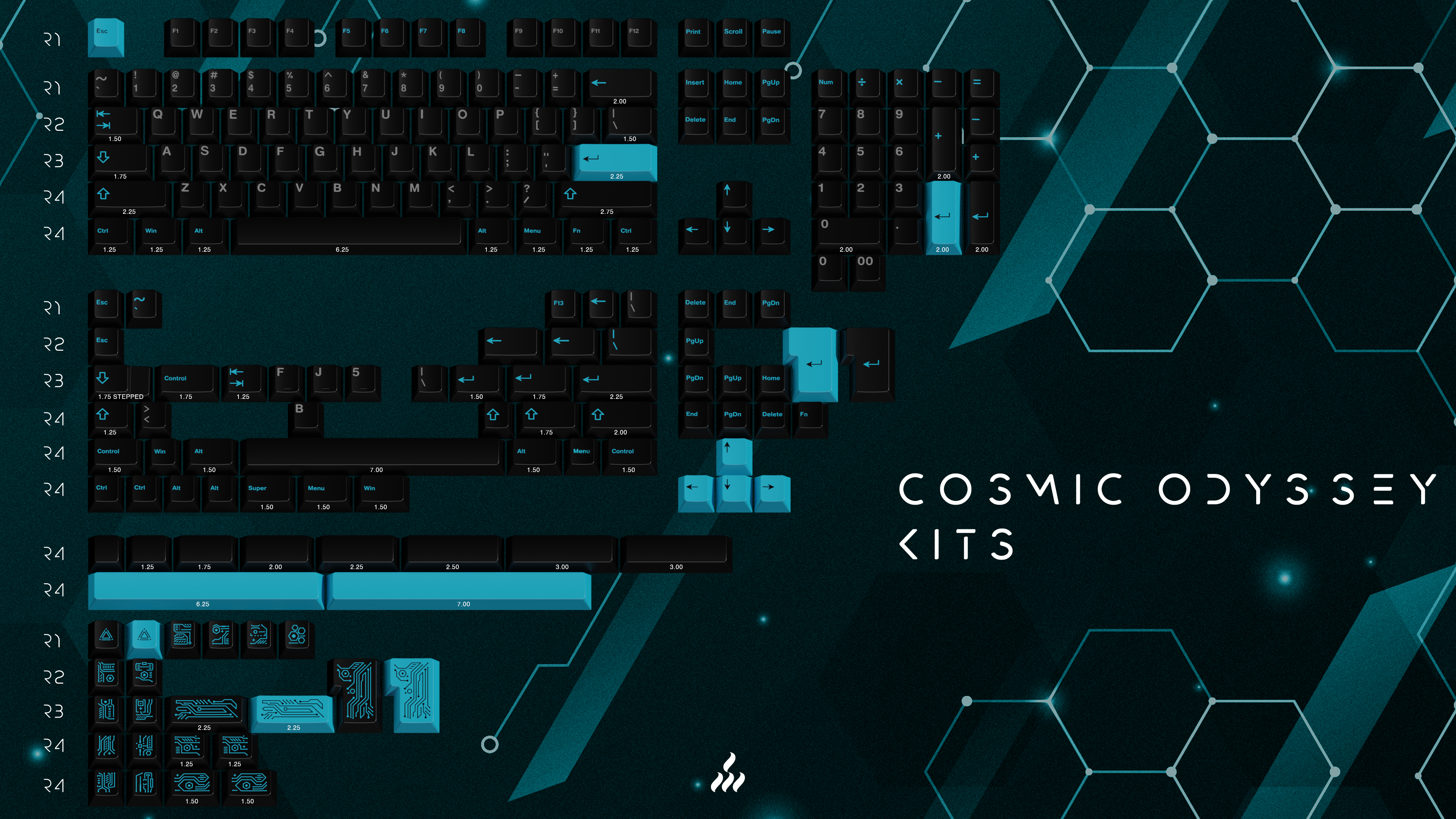 (Group Buy) Zoom98 X Cosmic Odyssey Keyboard Kit