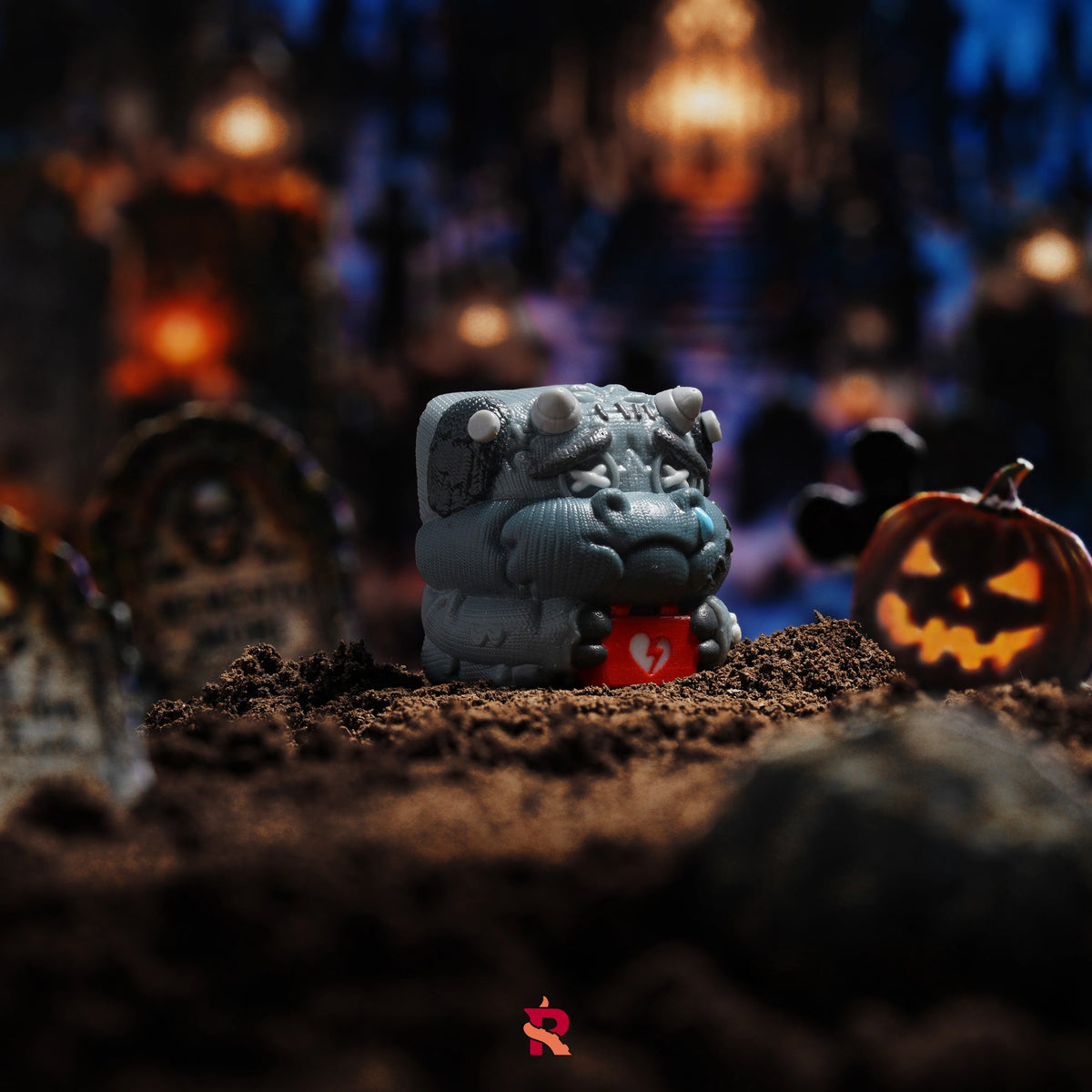 Abandoned Pets Artisan Keycap - Halloween