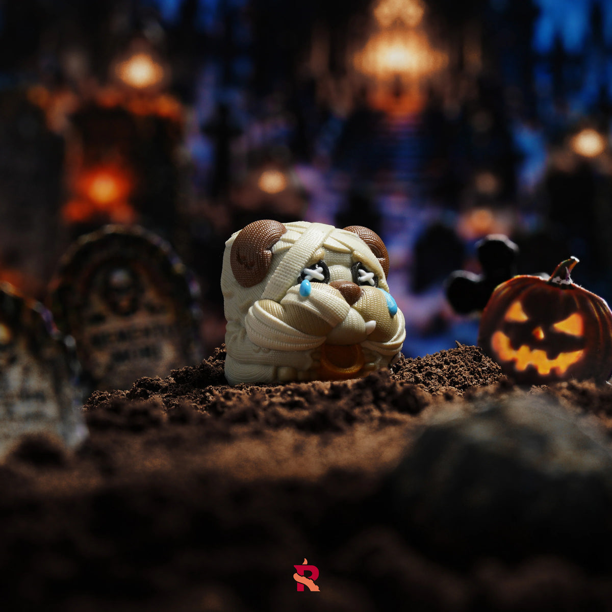 Abandoned Pets Artisan Keycap - Halloween